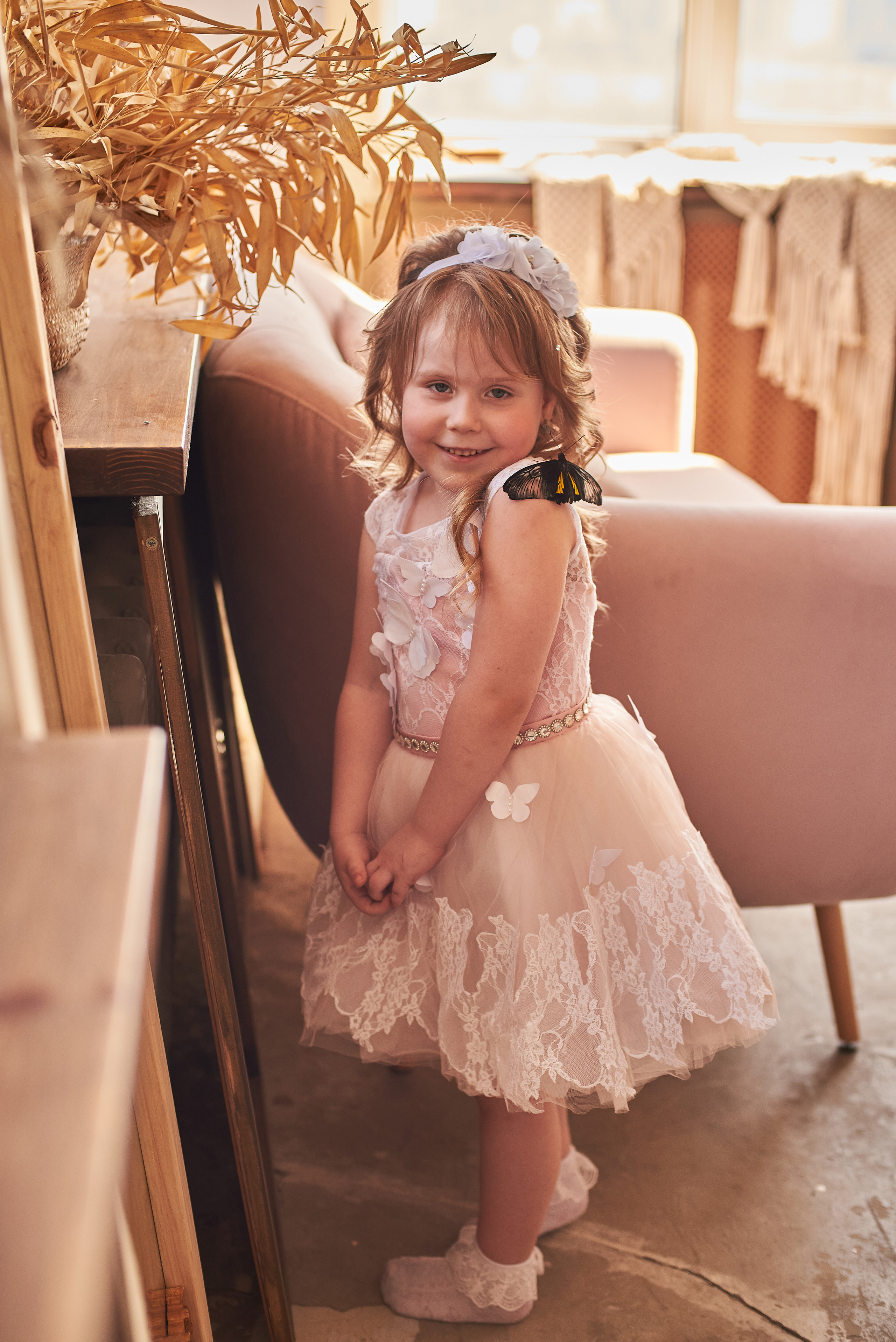 Фотопроет для детей с живыми бабочками в Красноярске. Фотограф в Красноярске Шепелева Мария