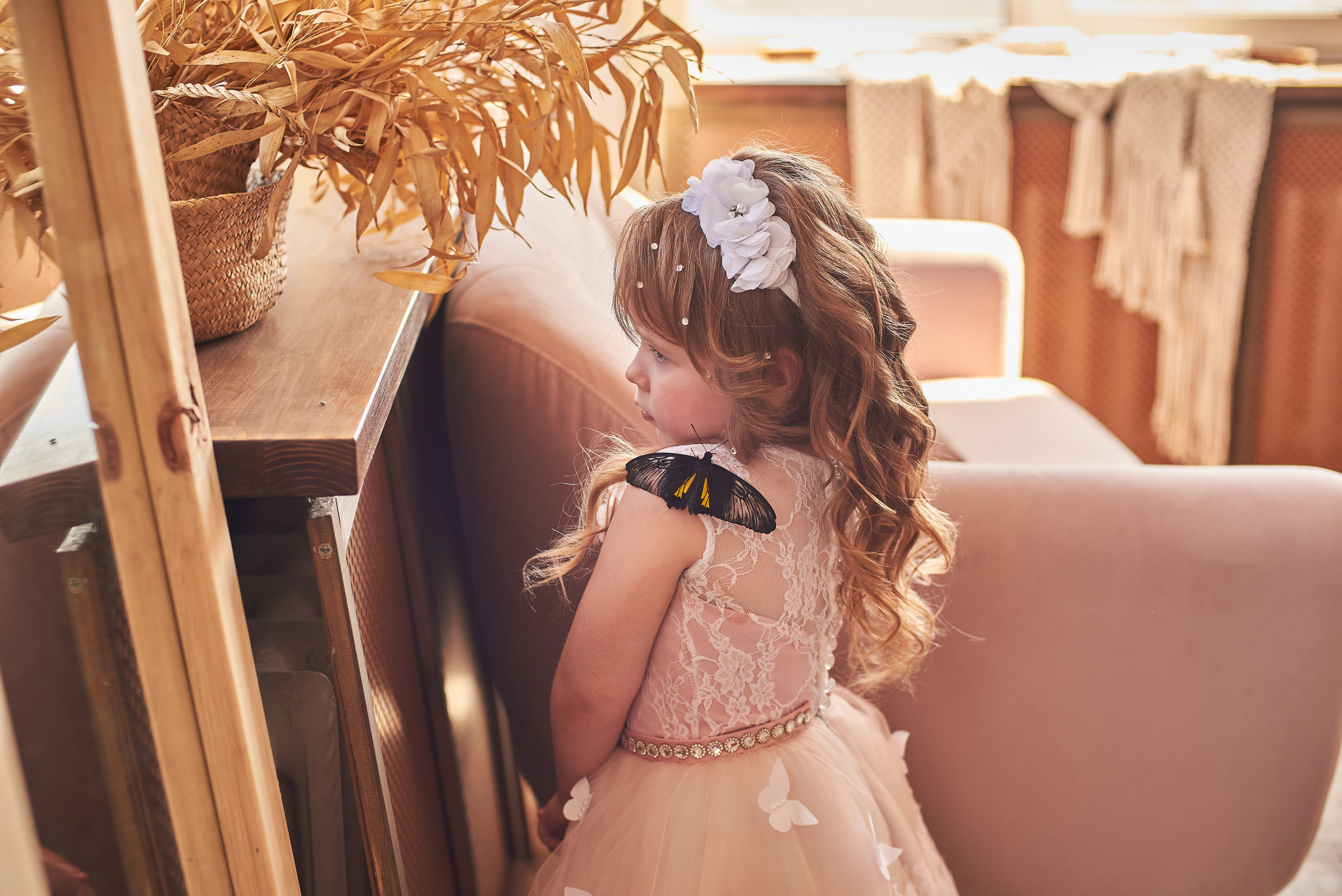 Фотопроет для детей с живыми бабочками в Красноярске. Фотограф в Красноярске Шепелева Мария