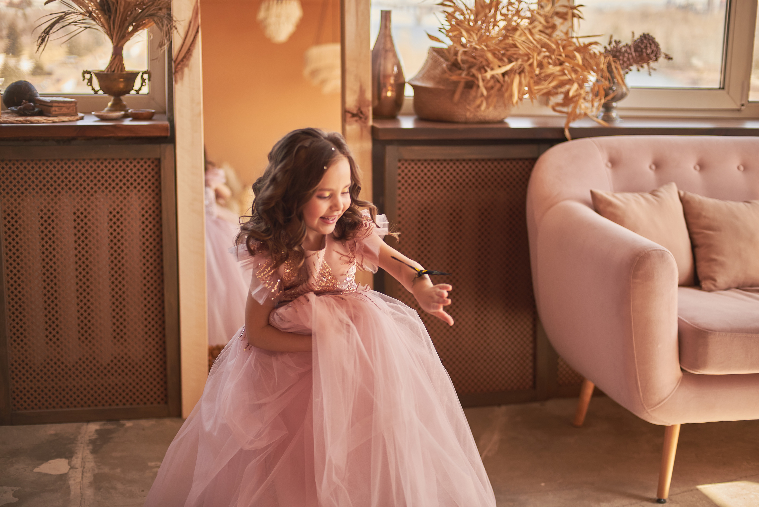 Фотопроет для детей с живыми бабочками в Красноярске. Фотограф в Красноярске Шепелева Мария