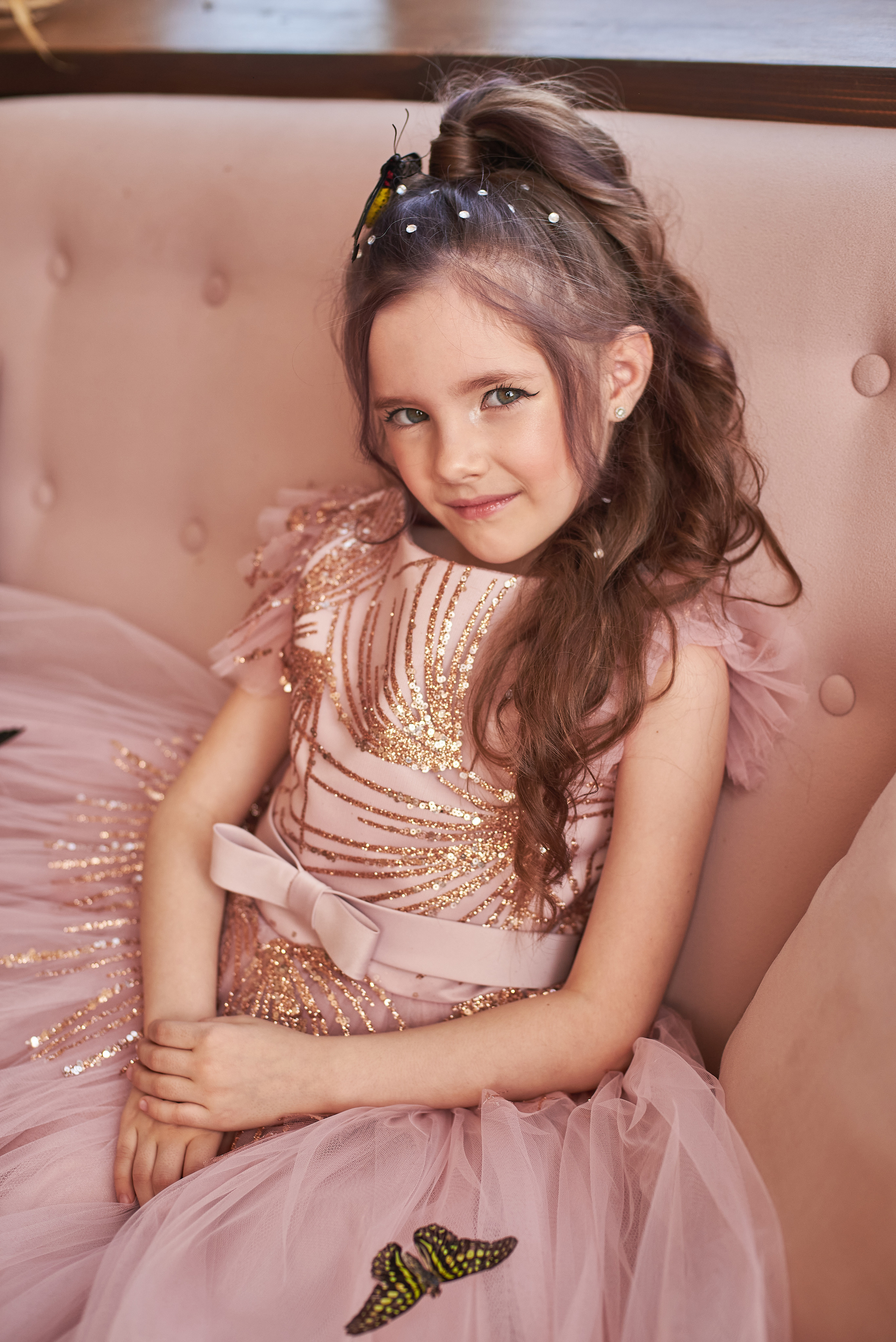 Фотопроет для детей с живыми бабочками в Красноярске. Фотограф в Красноярске Шепелева Мария