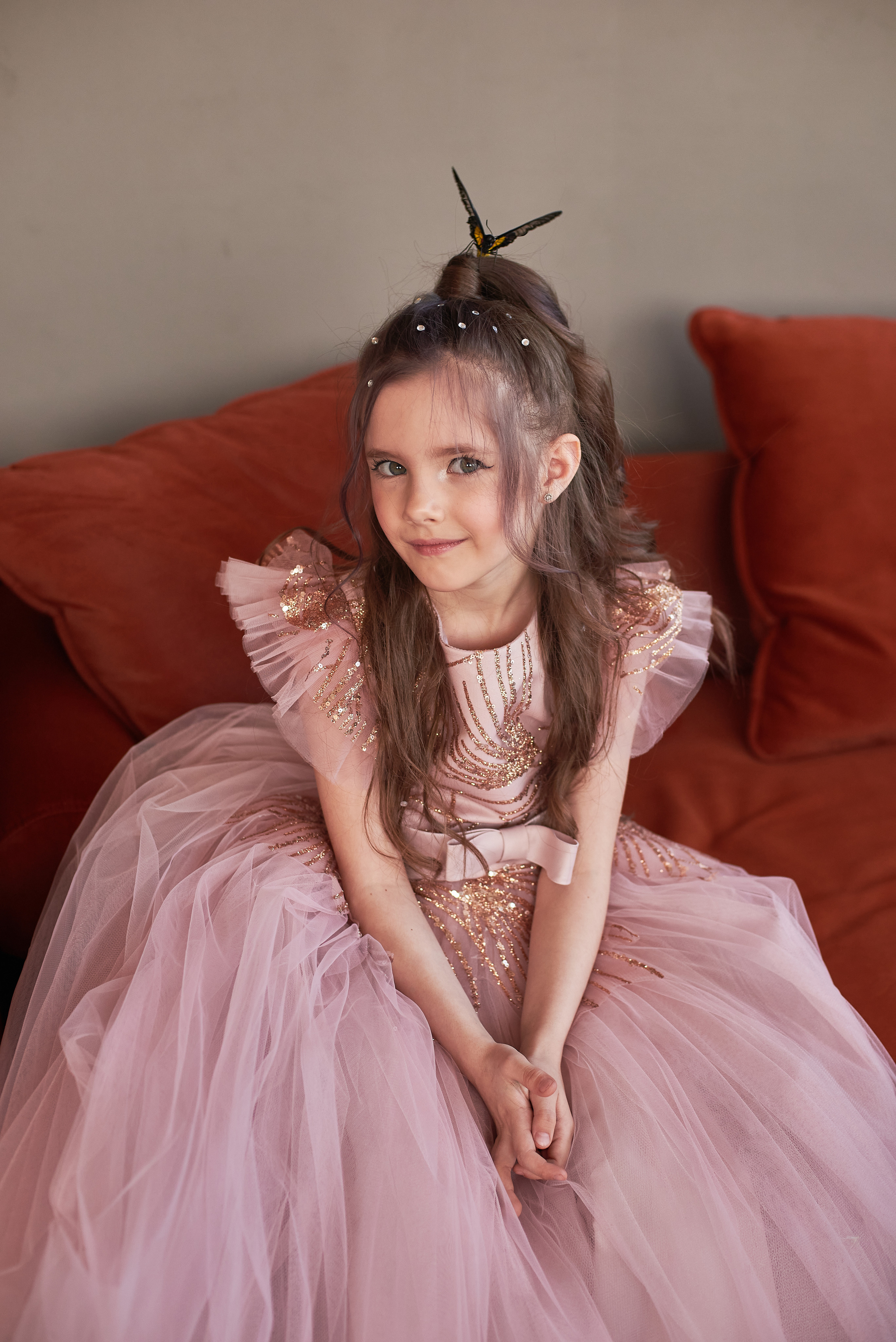 Фотопроет для детей с живыми бабочками в Красноярске. Фотограф в Красноярске Шепелева Мария