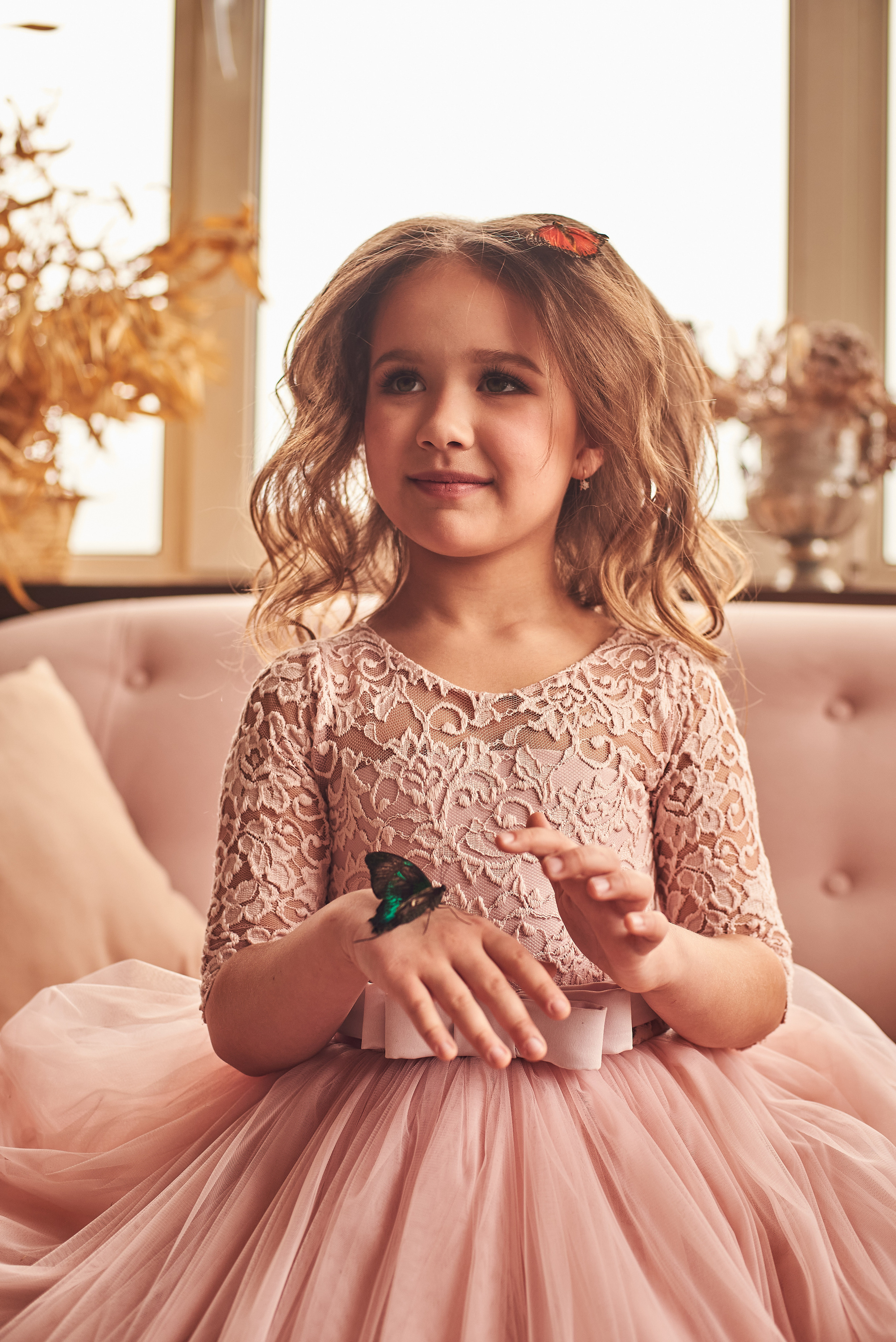 Фотопроет для детей с живыми бабочками в Красноярске. Фотограф в Красноярске Шепелева Мария