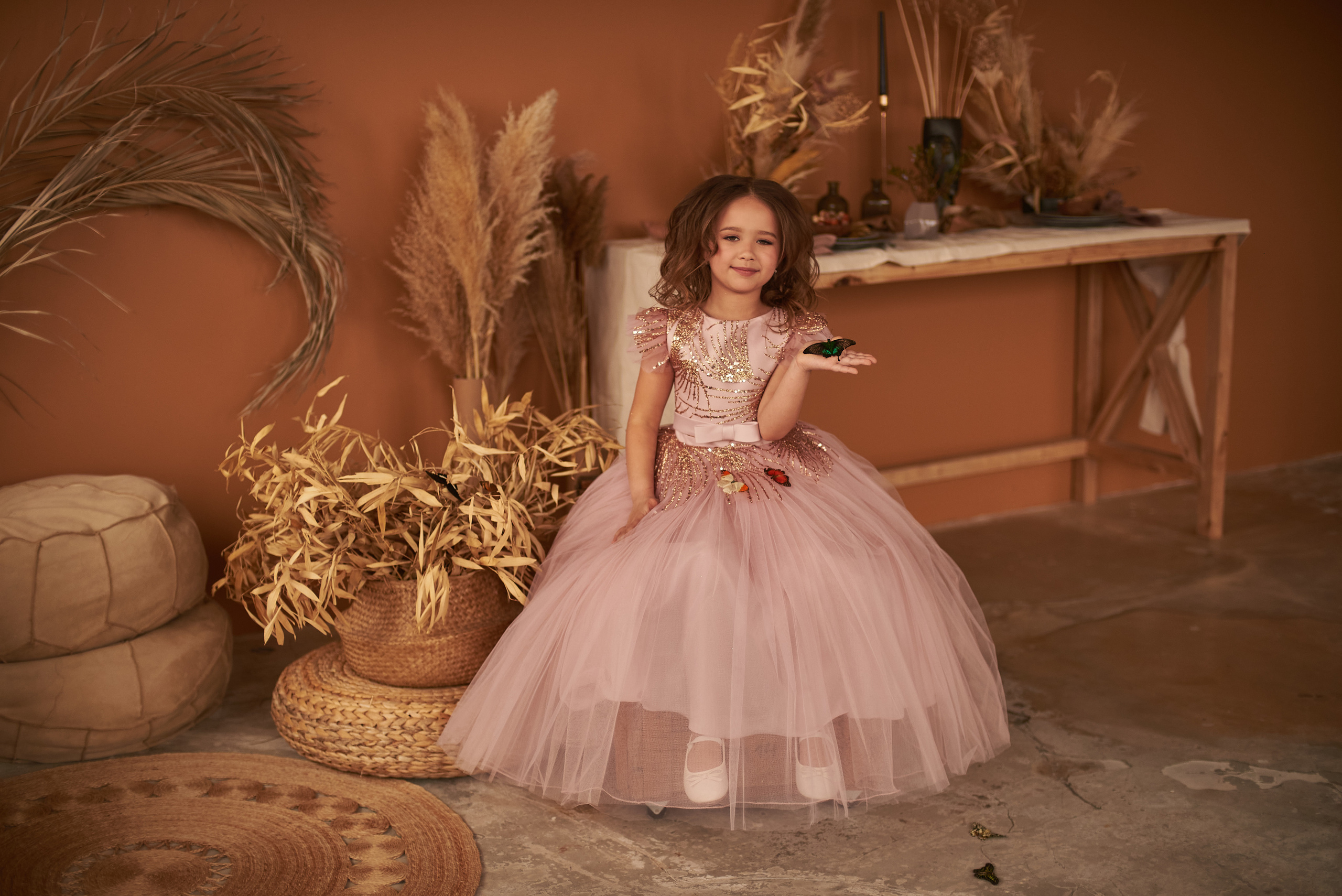 Фотопроет для детей с живыми бабочками в Красноярске. Фотограф в Красноярске Шепелева Мария