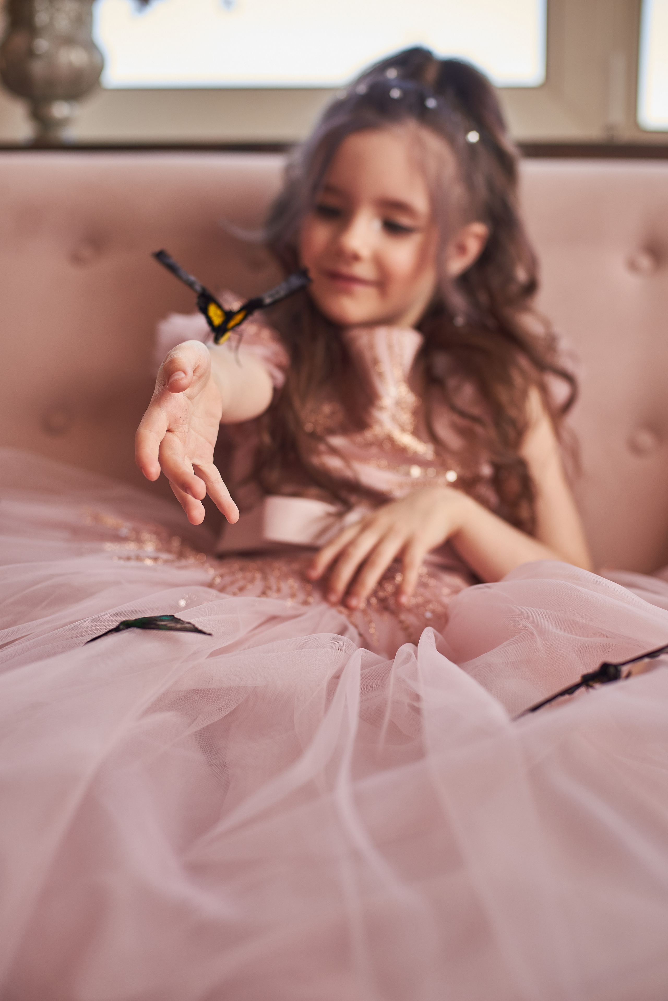 Фотопроет для детей с живыми бабочками в Красноярске. Фотограф в Красноярске Шепелева Мария