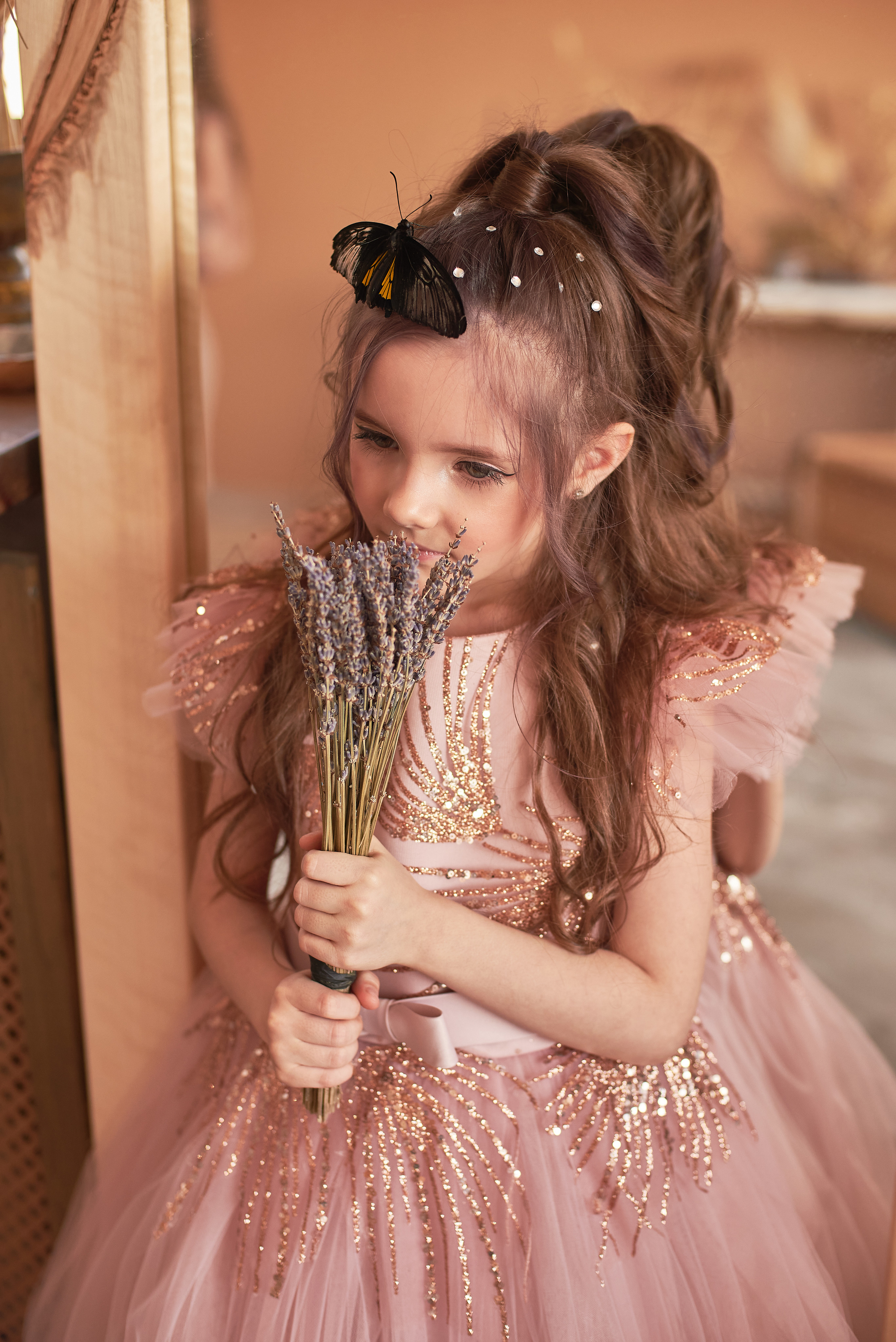 Фотопроет для детей с живыми бабочками в Красноярске. Фотограф в Красноярске Шепелева Мария