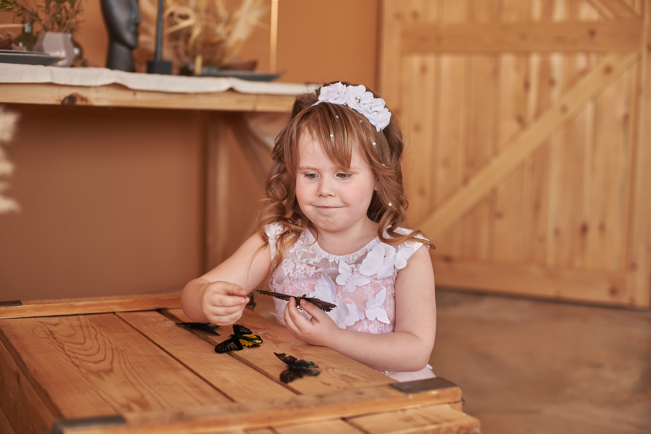 Фотопроет для детей с живыми бабочками в Красноярске. Фотограф в Красноярске Шепелева Мария