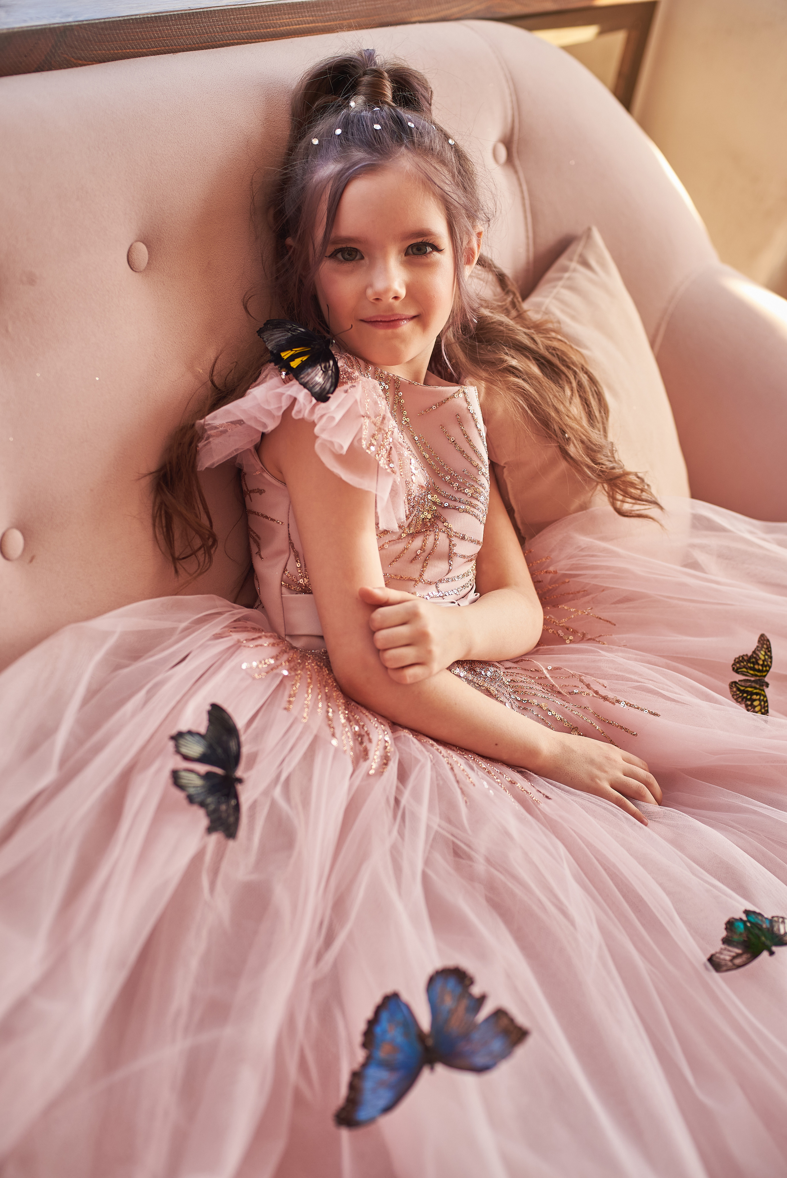 Фотопроет для детей с живыми бабочками в Красноярске. Фотограф в Красноярске Шепелева Мария