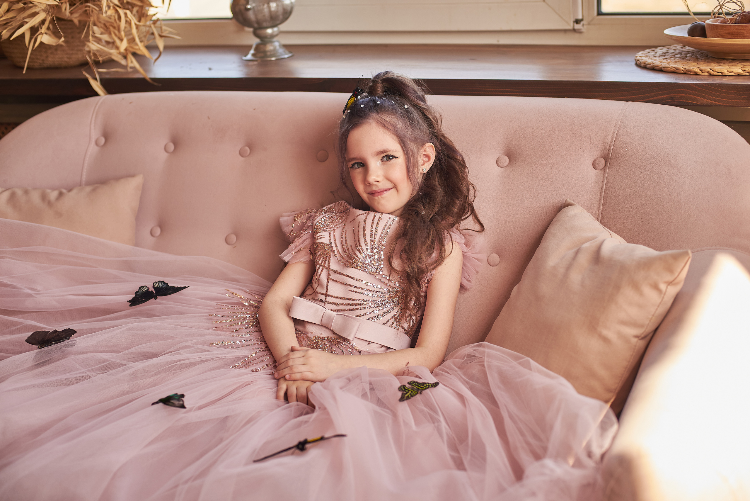 Фотопроет для детей с живыми бабочками в Красноярске. Фотограф в Красноярске Шепелева Мария