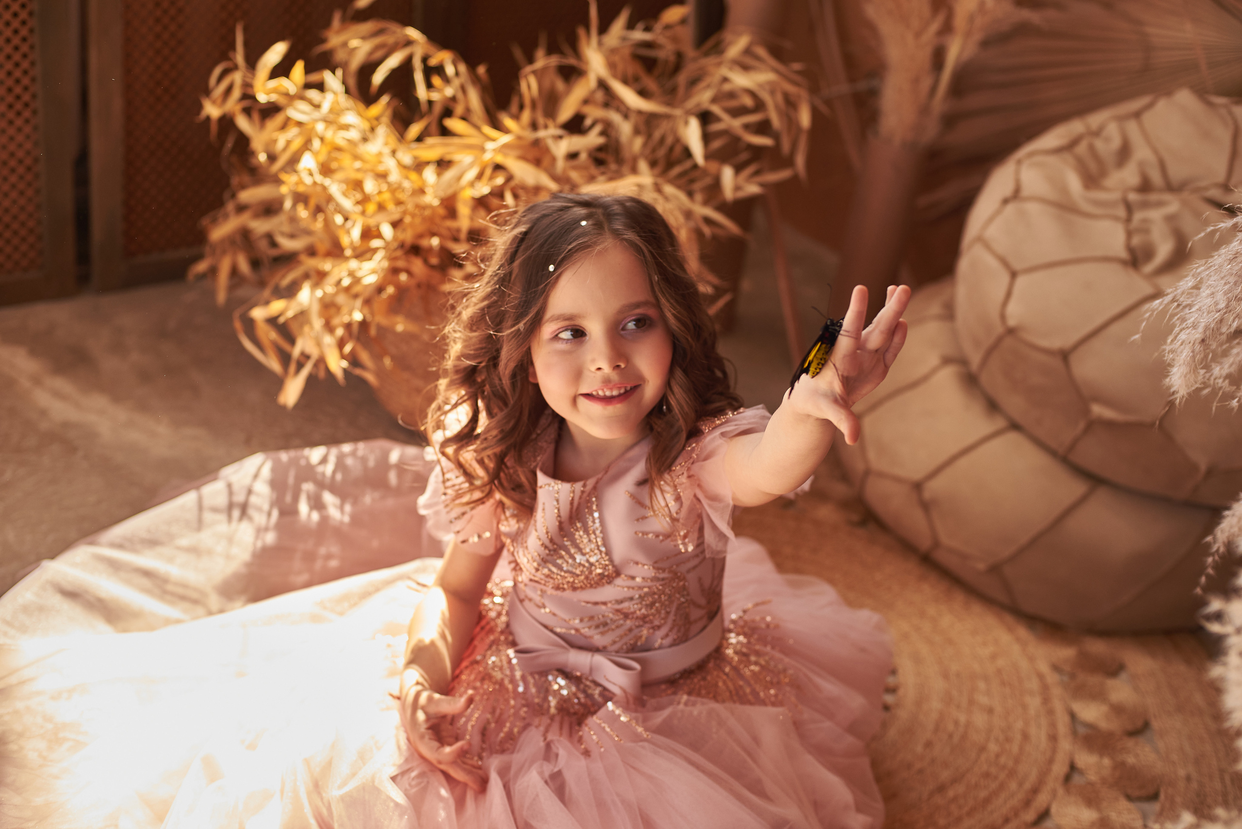 Фотопроет для детей с живыми бабочками в Красноярске. Фотограф в Красноярске Шепелева Мария