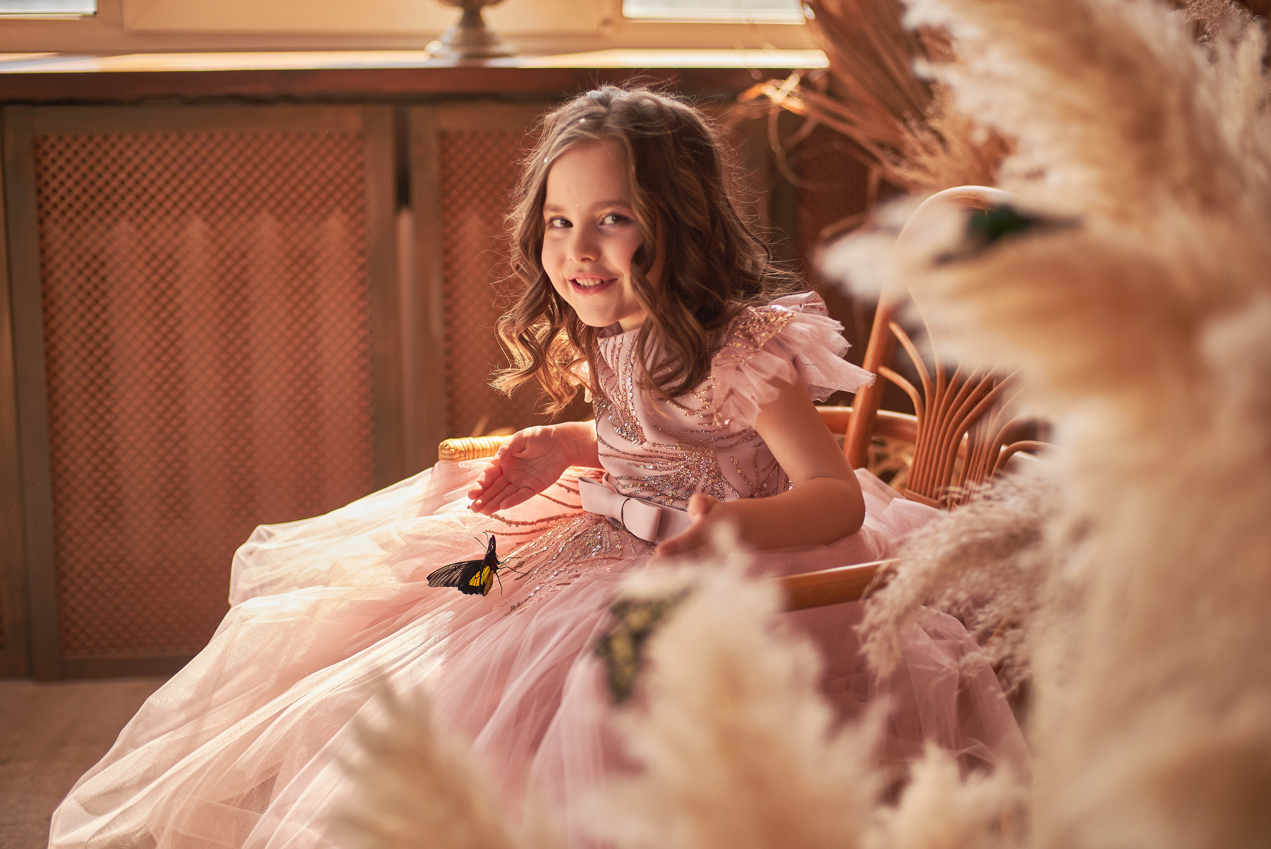 Фотопроет для детей с живыми бабочками в Красноярске. Фотограф в Красноярске Шепелева Мария