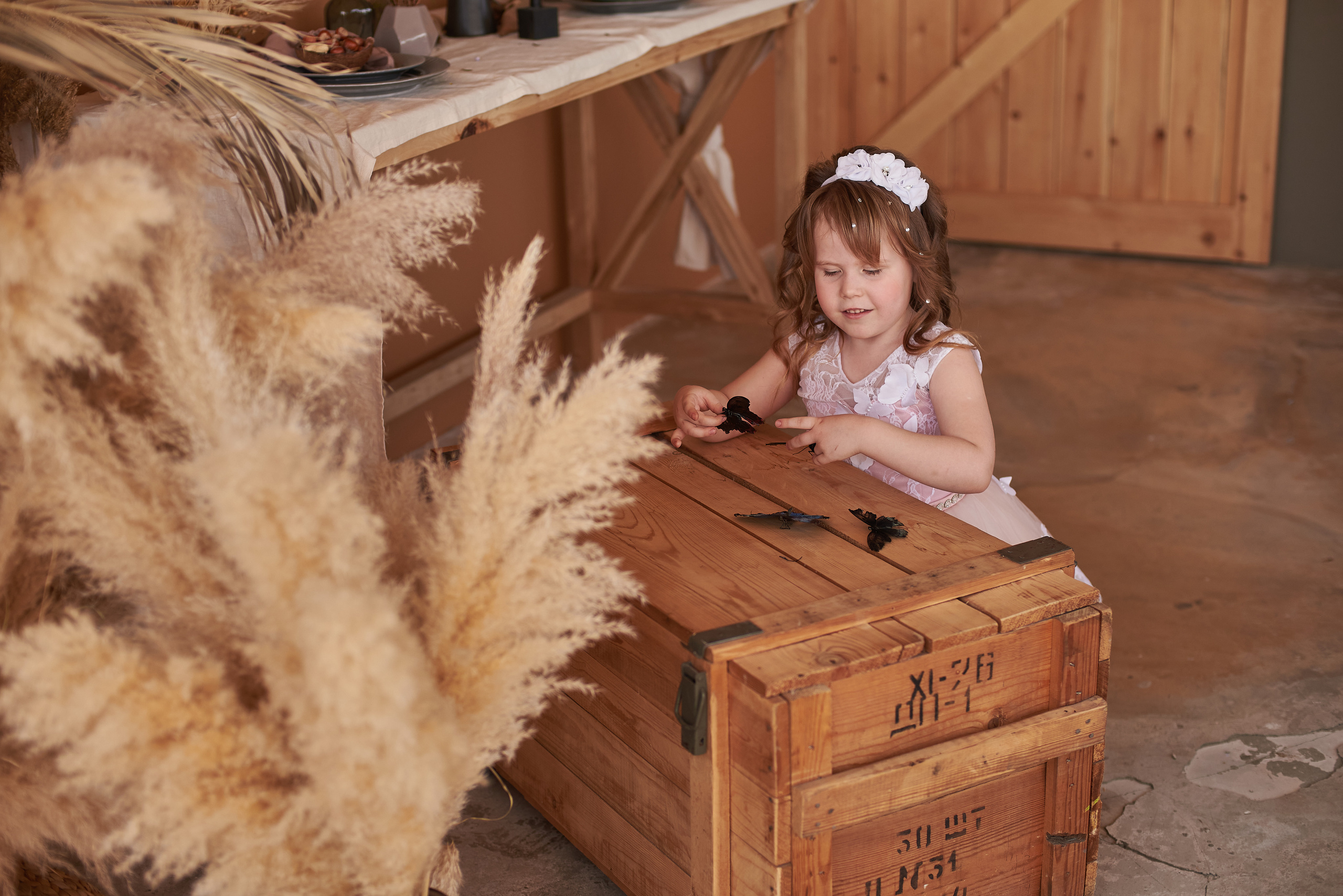 Фотопроет для детей с живыми бабочками в Красноярске. Фотограф в Красноярске Шепелева Мария