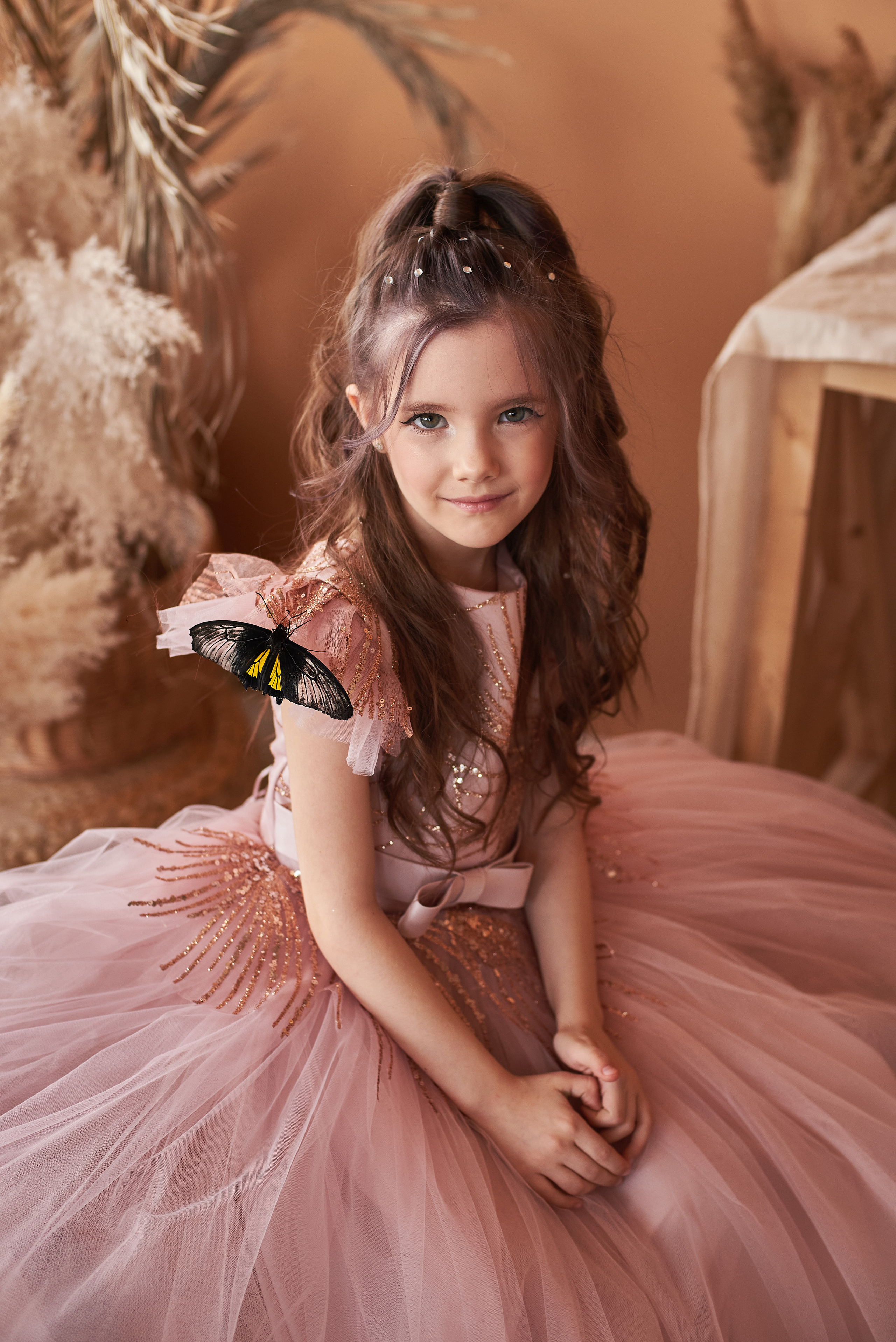 Фотопроет для детей с живыми бабочками в Красноярске. Фотограф в Красноярске Шепелева Мария