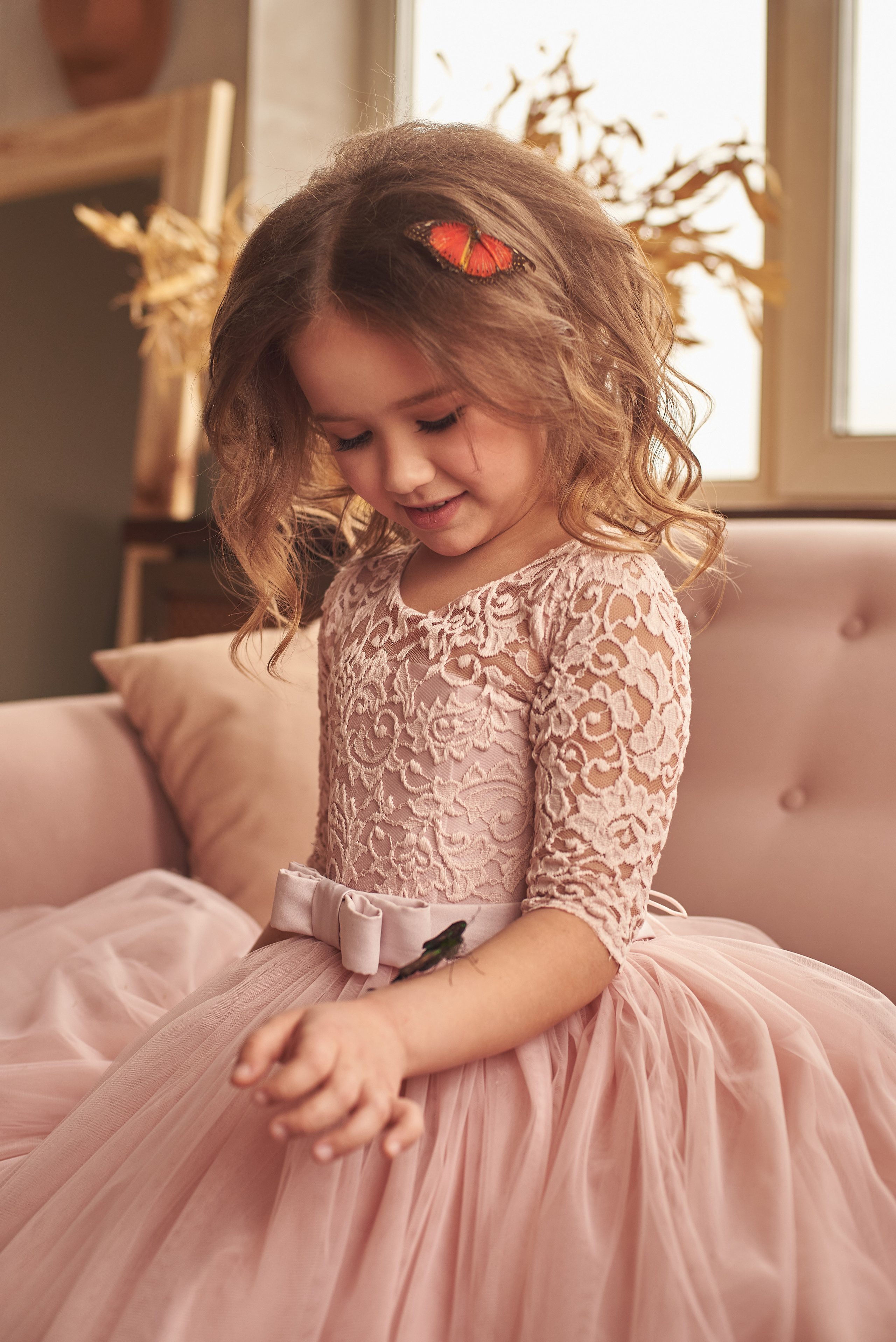 Фотопроет для детей с живыми бабочками в Красноярске. Фотограф в Красноярске Шепелева Мария