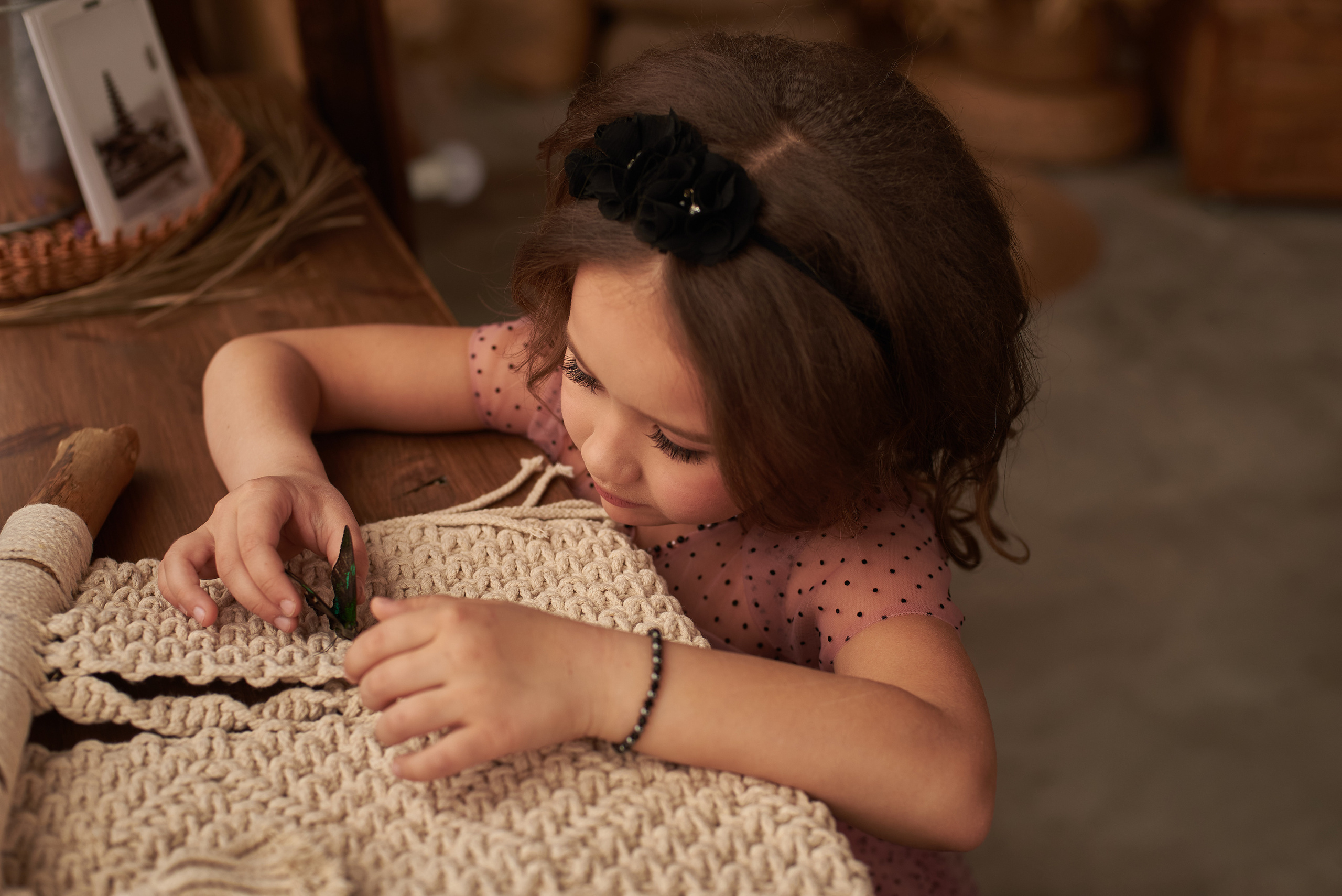 Фотопроет для детей с живыми бабочками в Красноярске. Фотограф в Красноярске Шепелева Мария