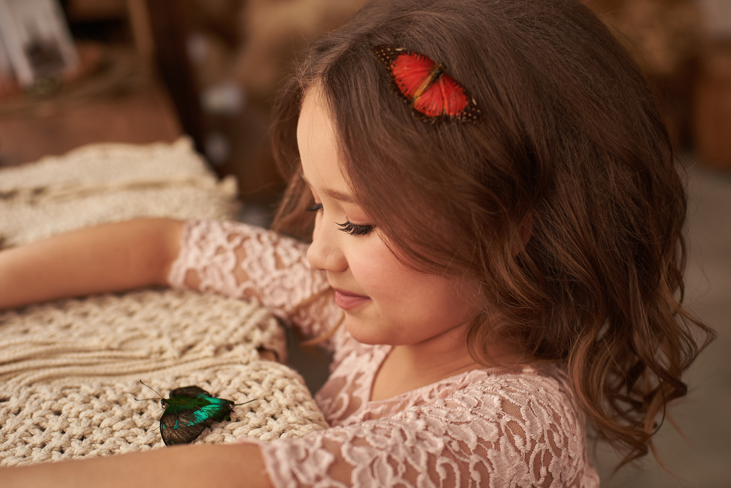 Фотопроет для детей с живыми бабочками в Красноярске. Фотограф в Красноярске Шепелева Мария