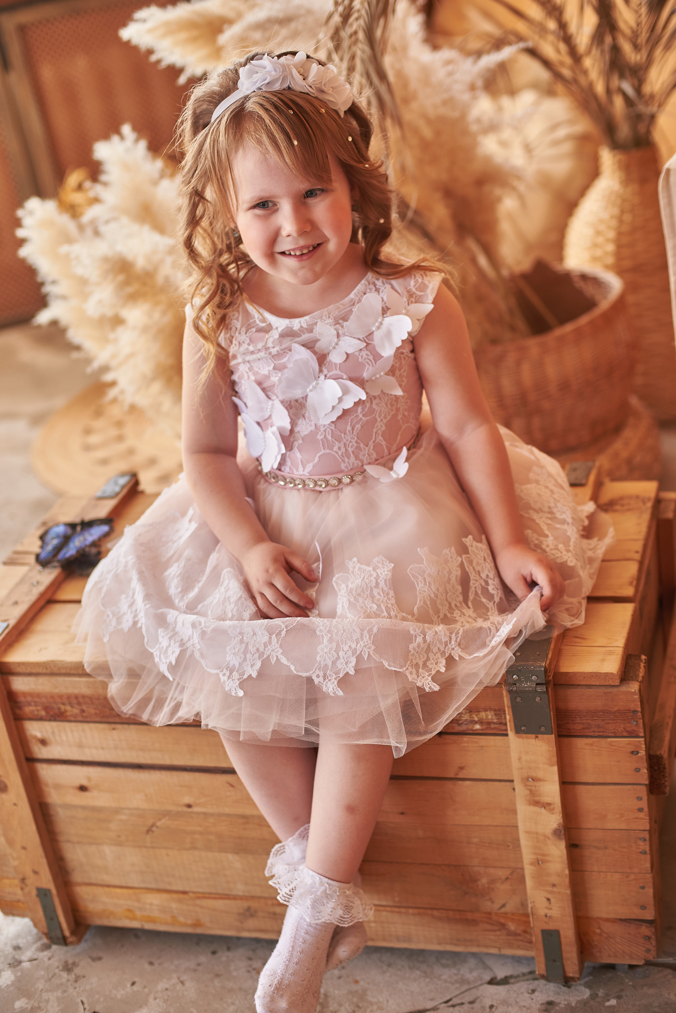 Фотопроет для детей с живыми бабочками в Красноярске. Фотограф в Красноярске Шепелева Мария