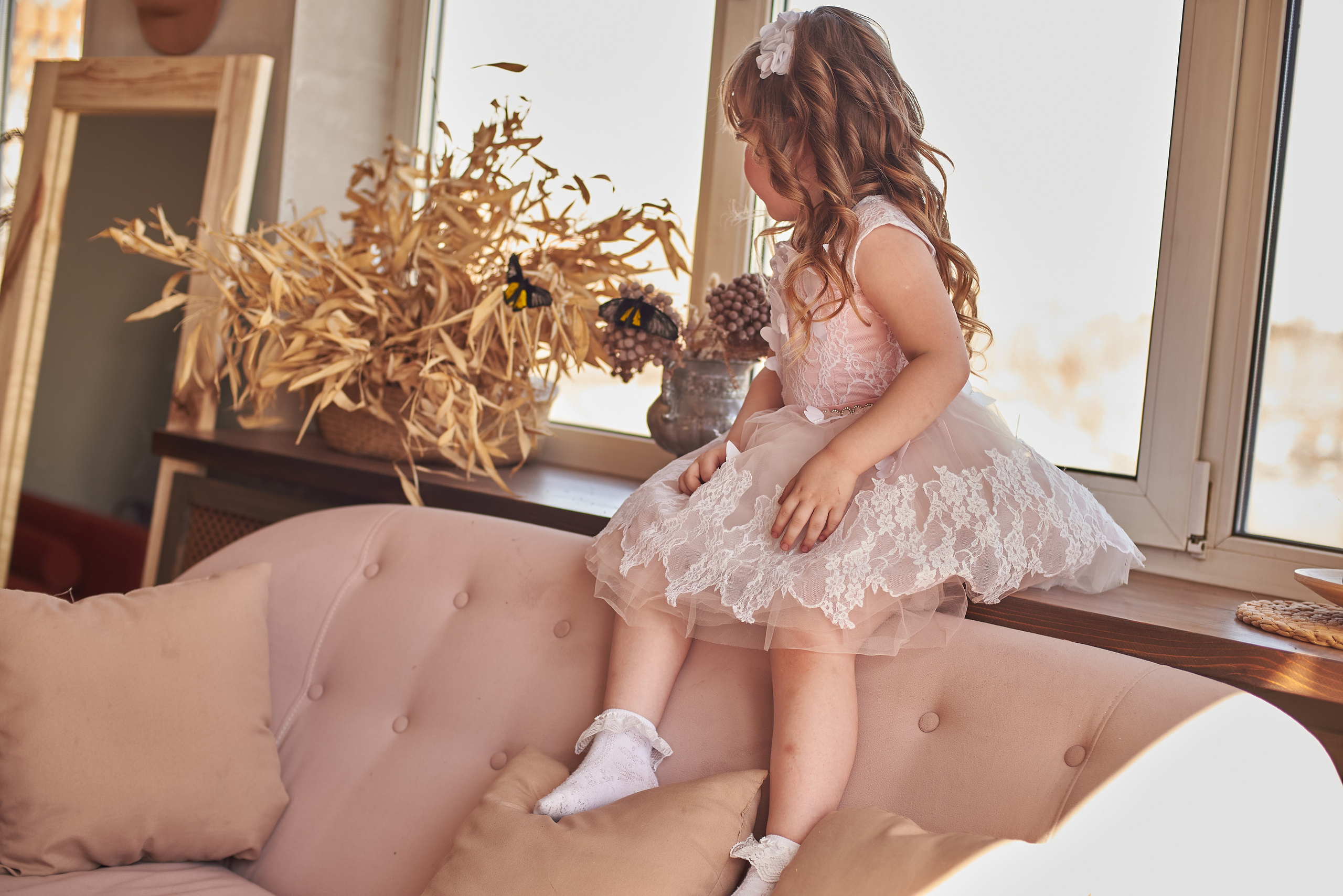 Фотопроет для детей с живыми бабочками в Красноярске. Фотограф в Красноярске Шепелева Мария