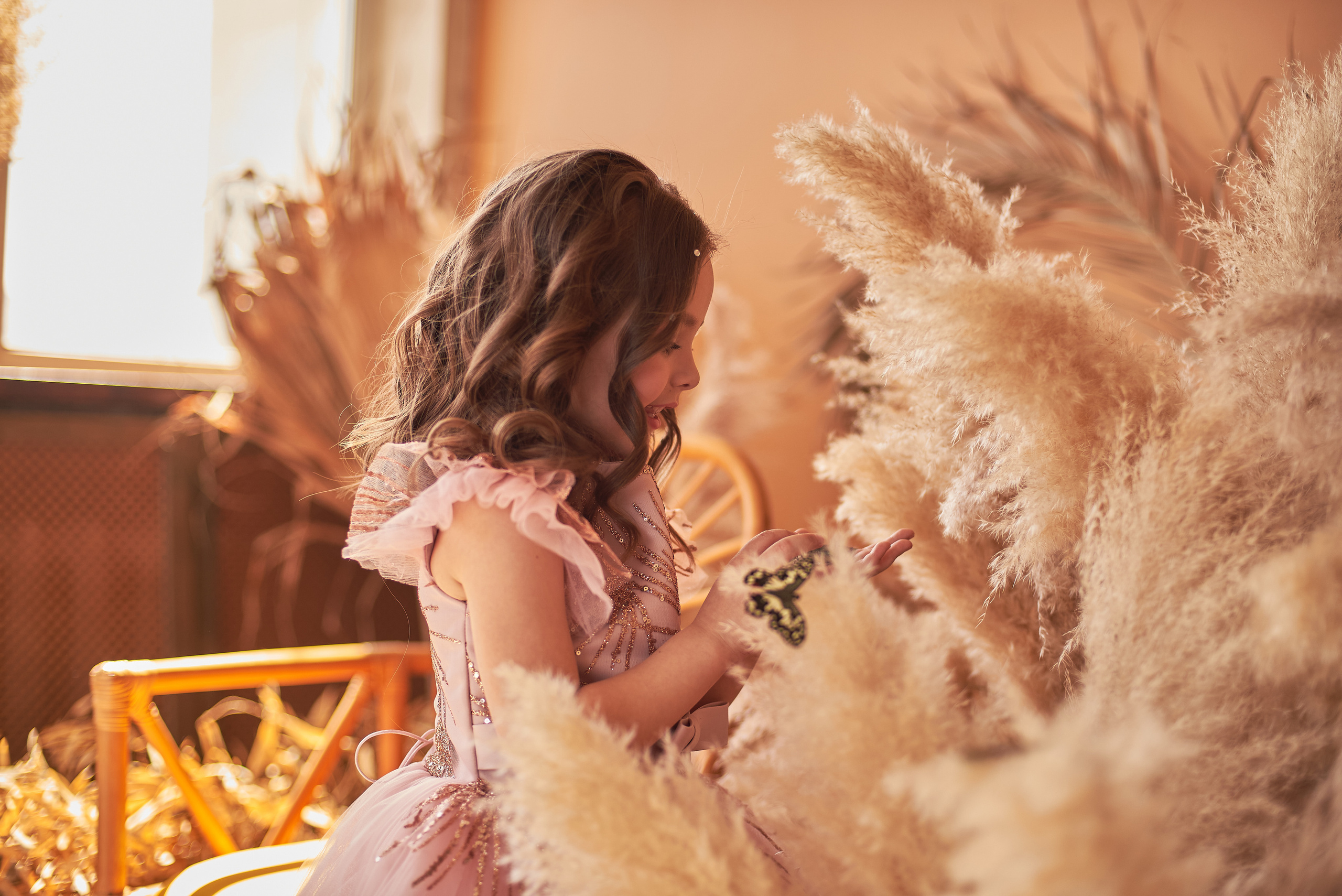 Фотопроет для детей с живыми бабочками в Красноярске. Фотограф в Красноярске Шепелева Мария