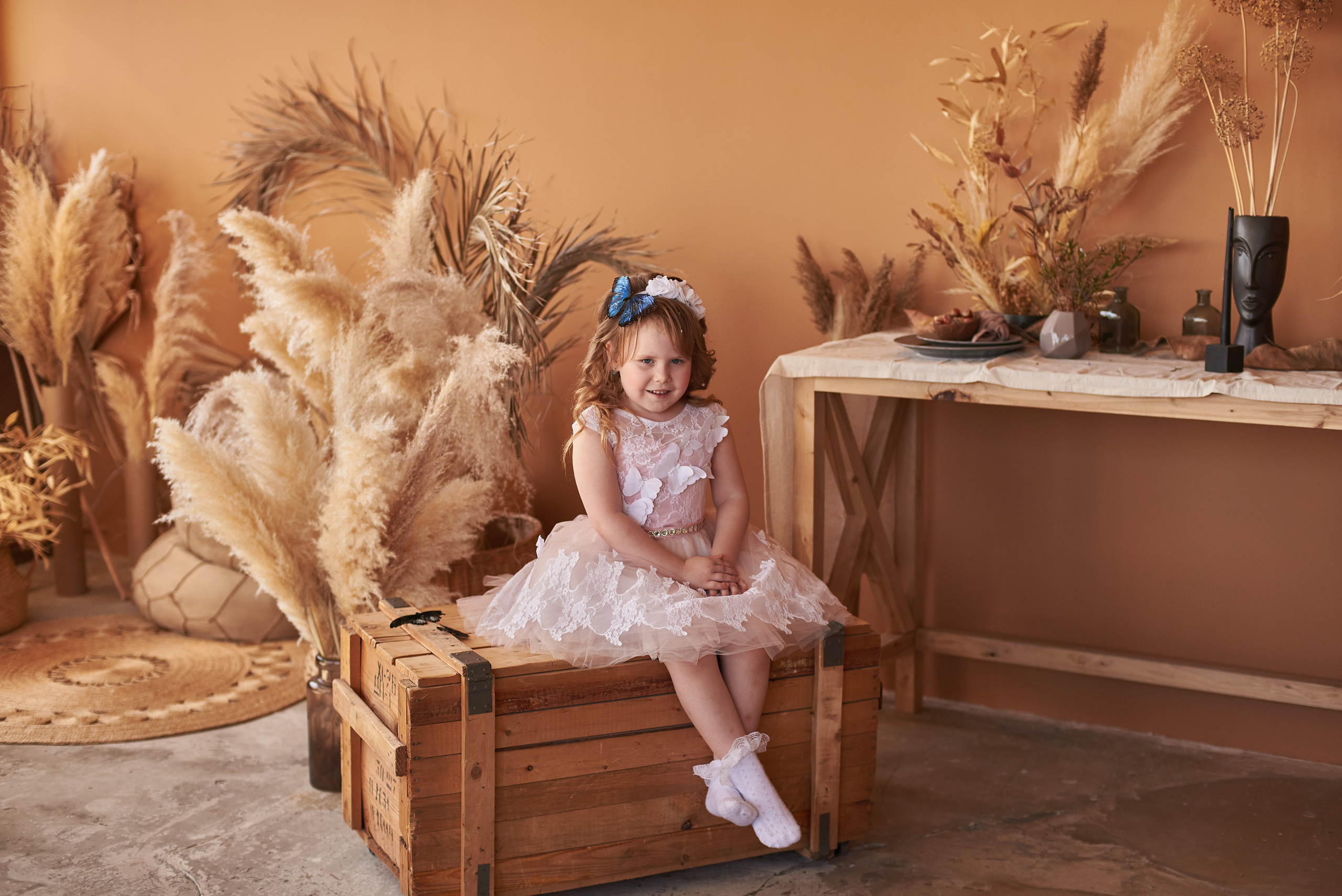 Фотопроет для детей с живыми бабочками в Красноярске. Фотограф в Красноярске Шепелева Мария