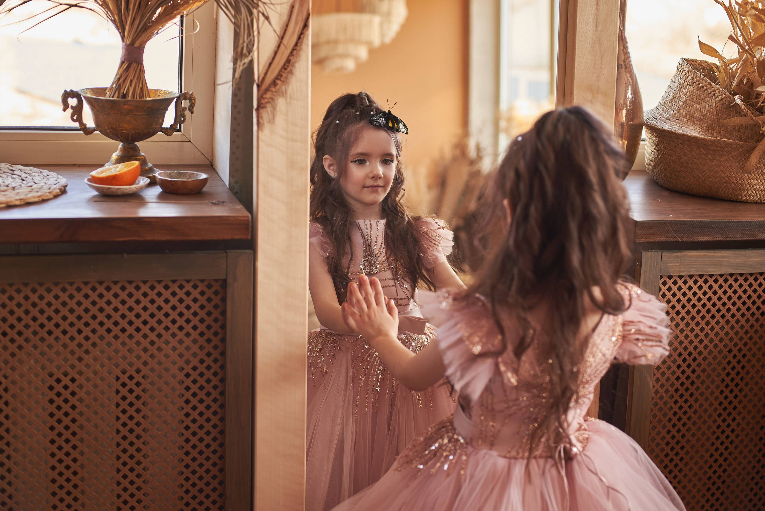 Фотопроет для детей с живыми бабочками в Красноярске. Фотограф в Красноярске Шепелева Мария