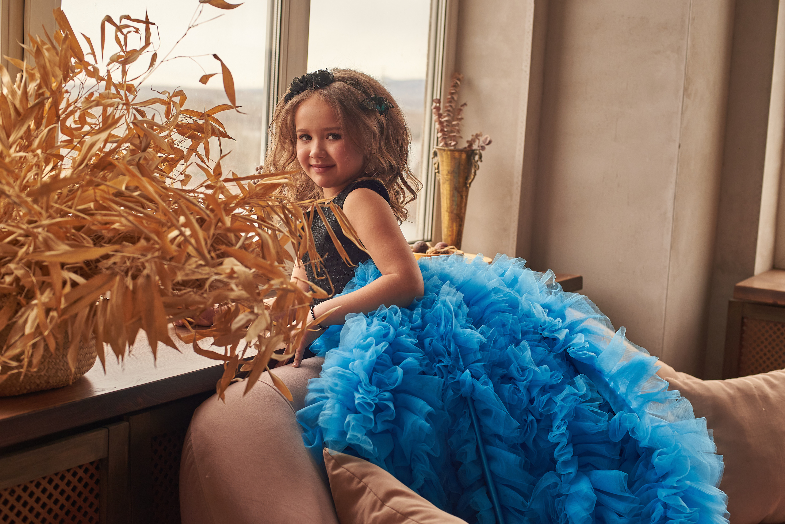 Фотопроет для детей с живыми бабочками в Красноярске. Фотограф в Красноярске Шепелева Мария