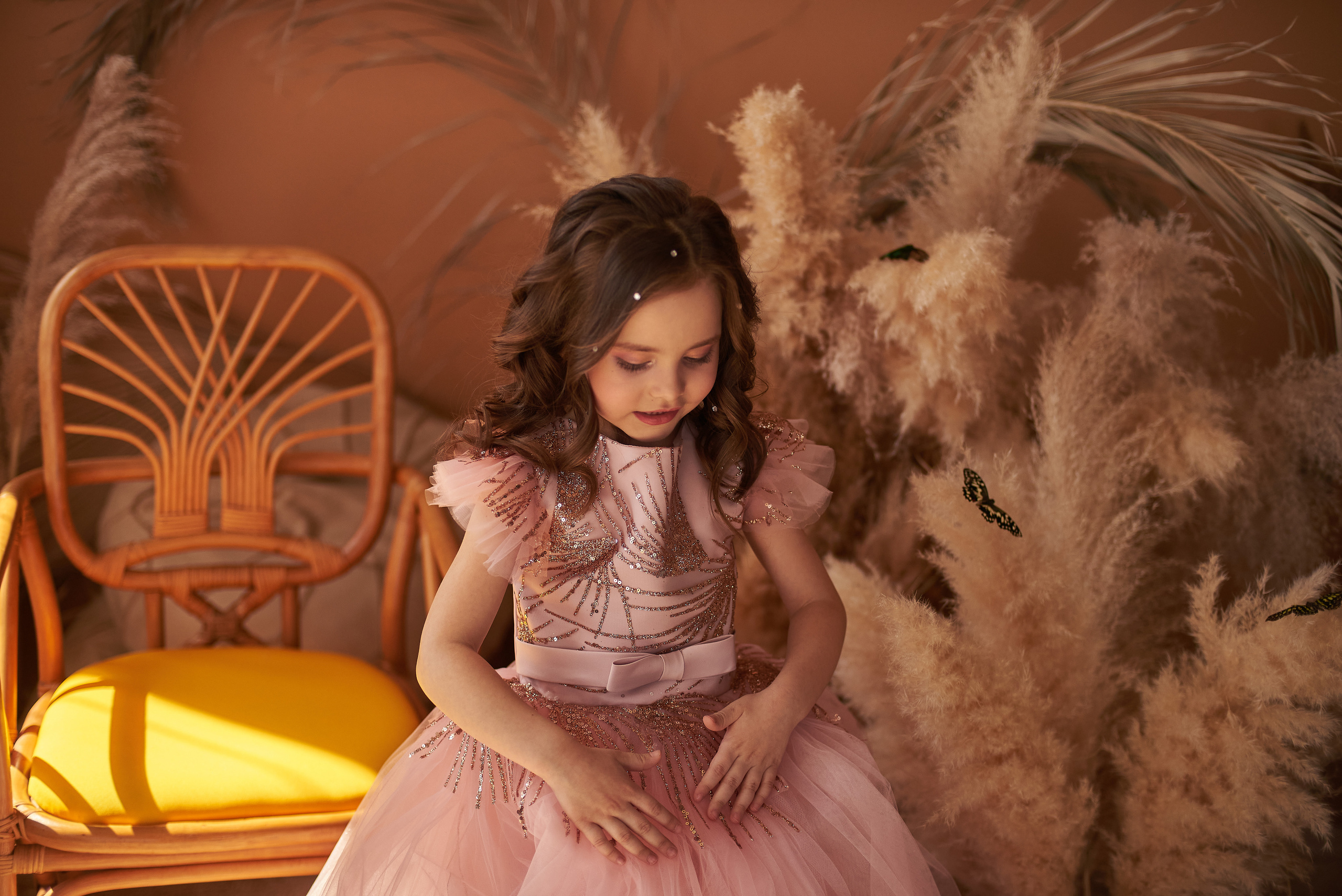 Фотопроет для детей с живыми бабочками в Красноярске. Фотограф в Красноярске Шепелева Мария