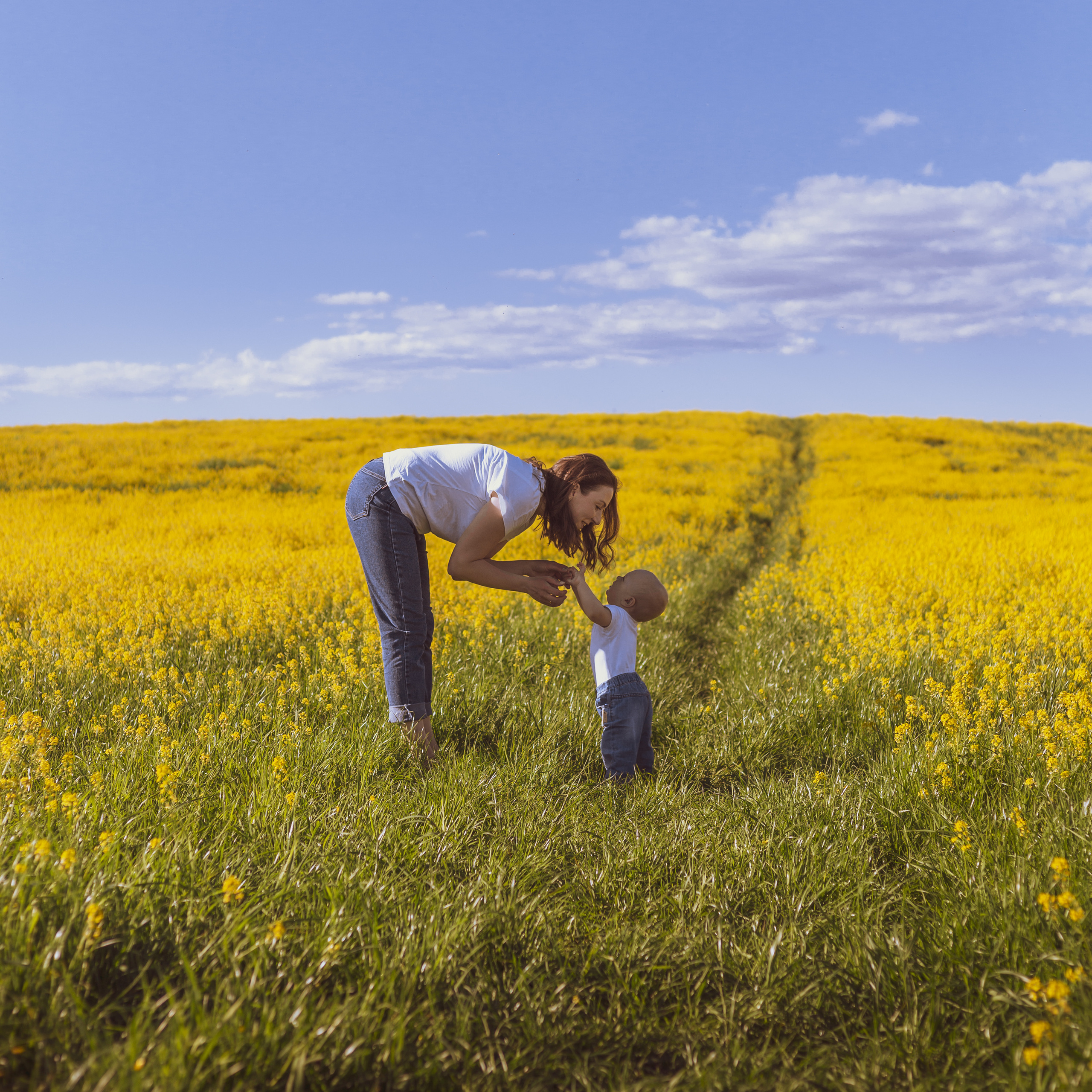 Фотосессия с детьми в цветущих полях | Елена, Приозерск. Женский, семейный и контент фотограф Ирина Ульянова в Санкт-Петербурге