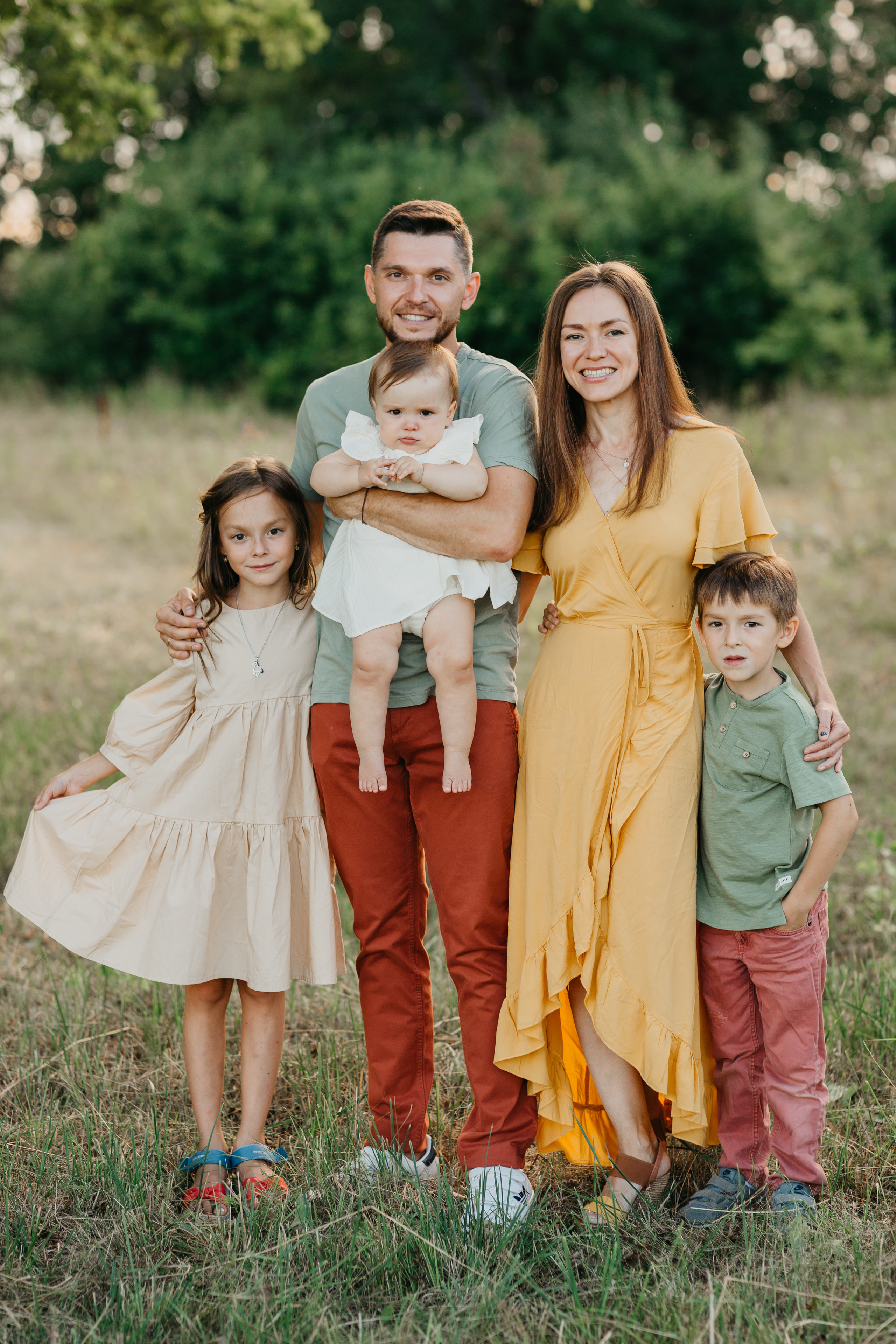 Летняя сьемка веселой семьи Андрея и Росаны. Основная