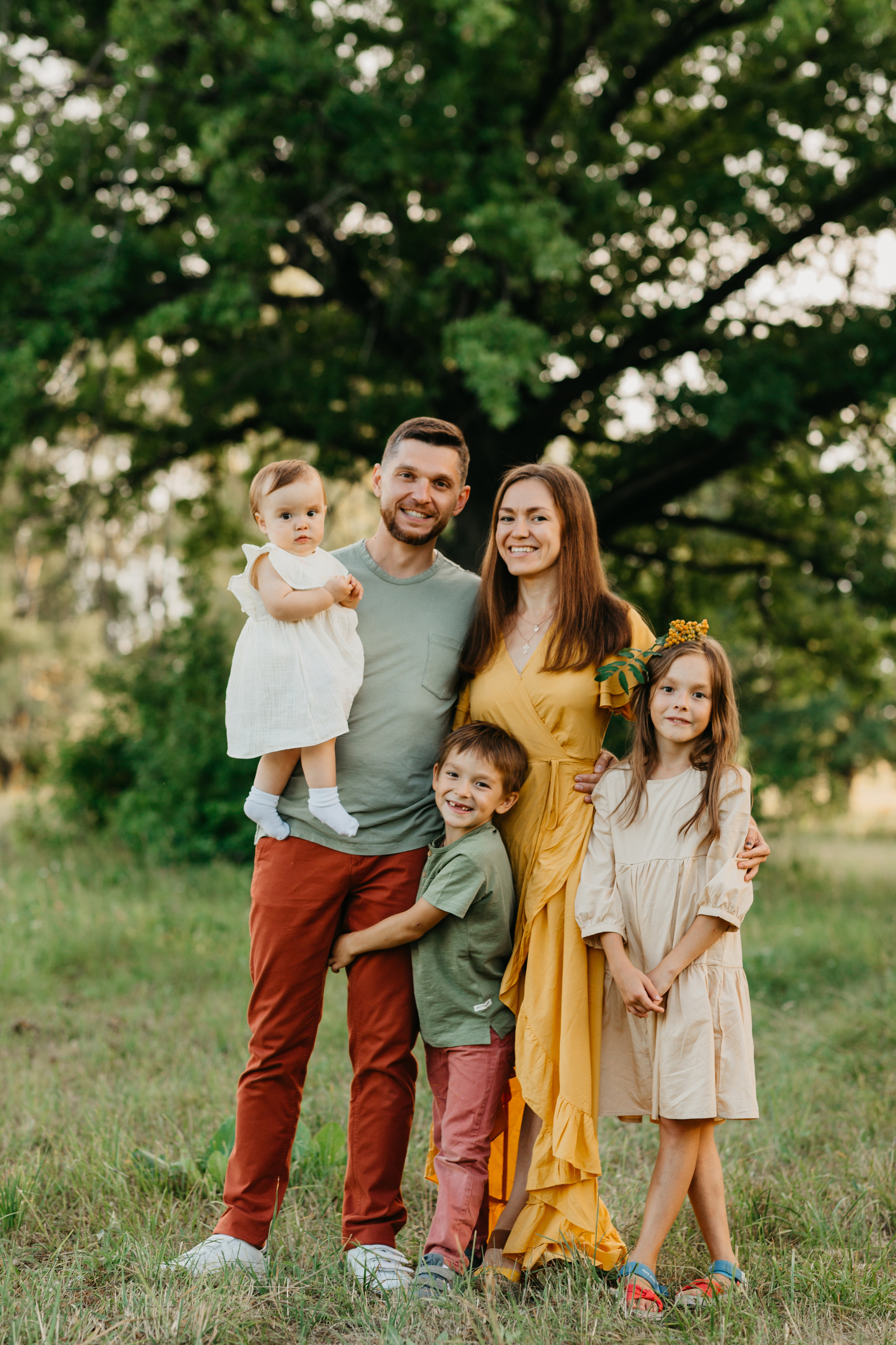 Летняя сьемка веселой семьи Андрея и Росаны. Основная