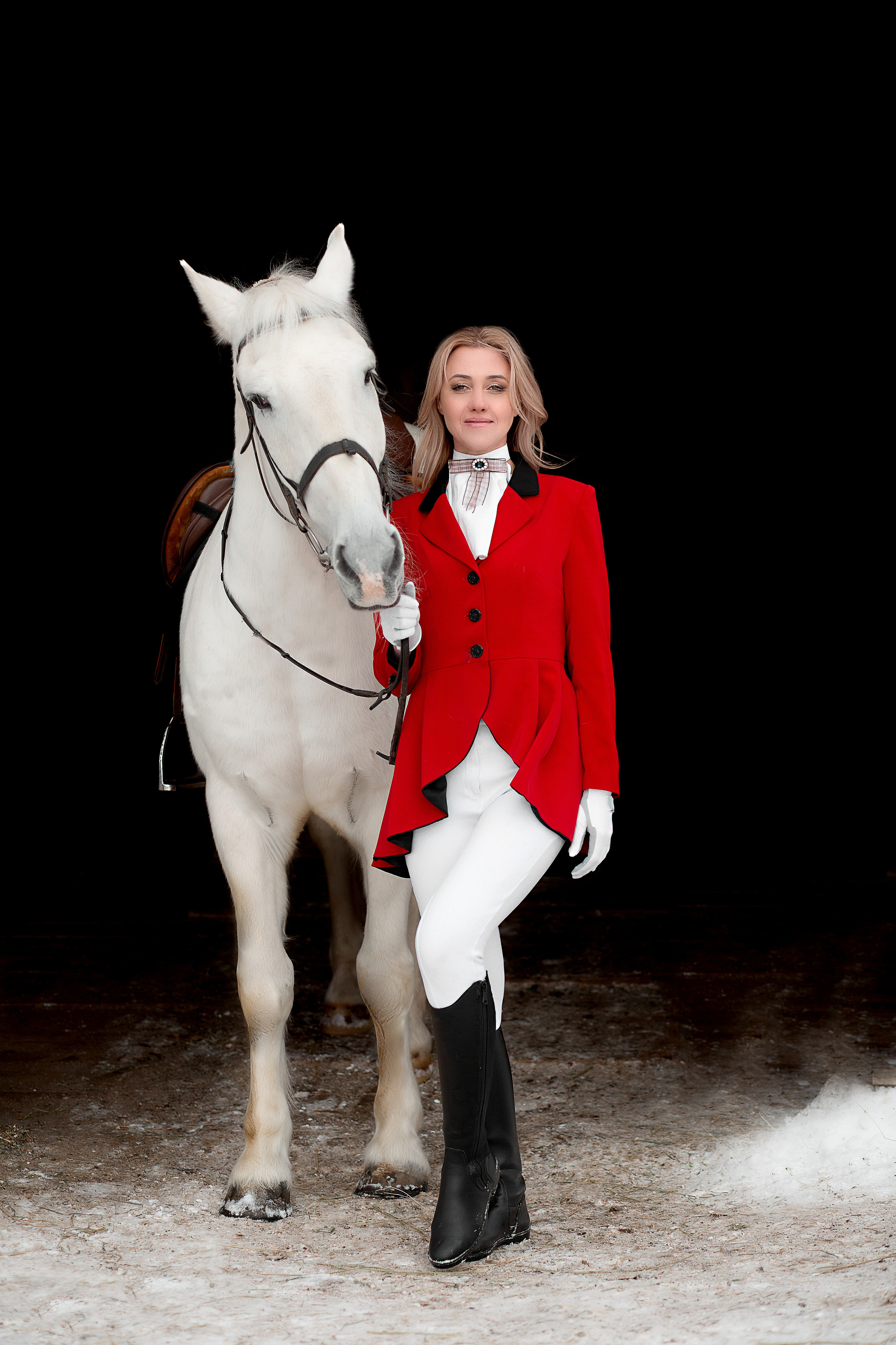 Фотосессия Анны и Воробья 09.01.22. Фотосессия с лошадьми в Нижнем Новгороде