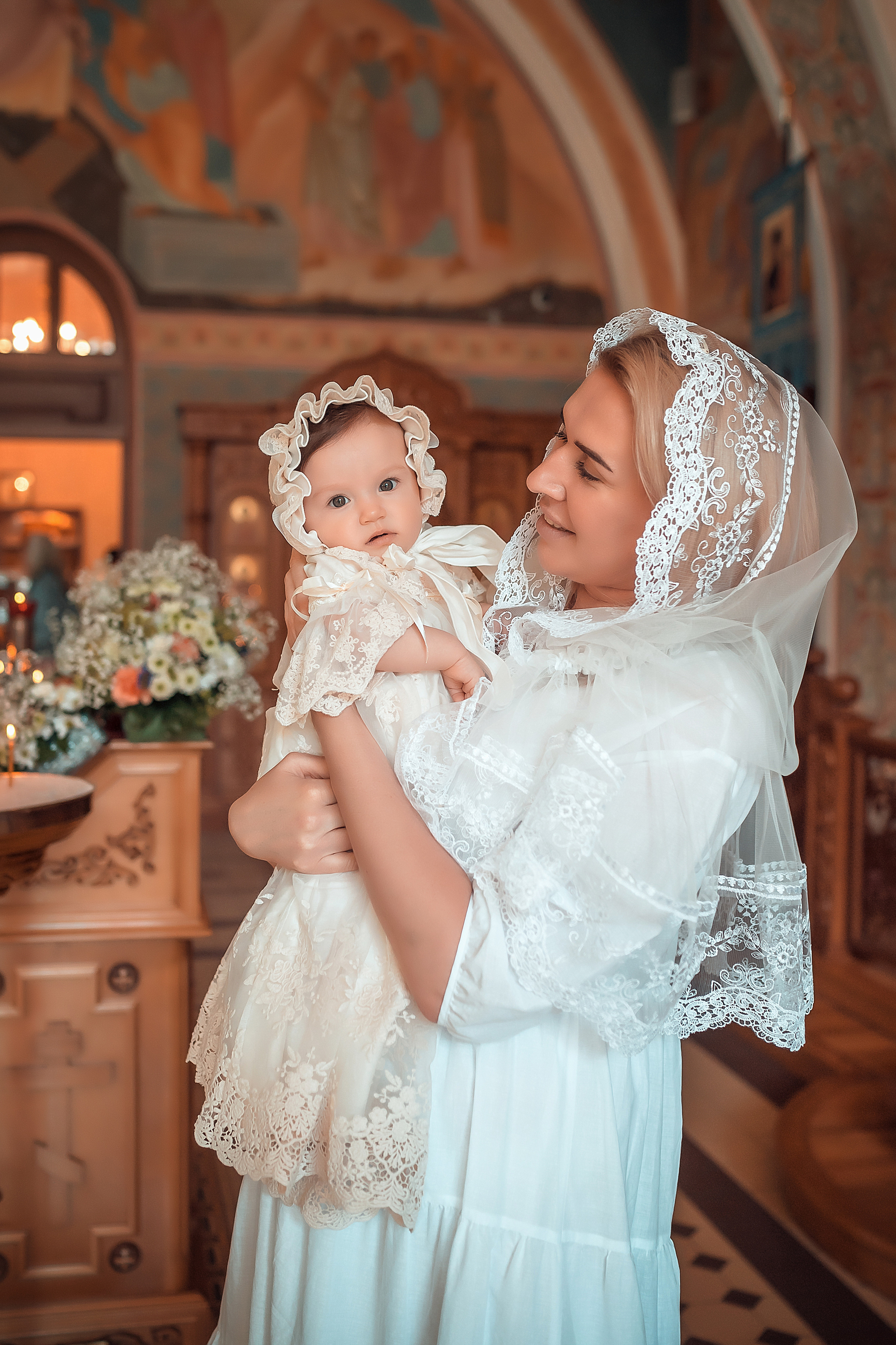 Таинство Крещения Милы. Фотограф на Крещение и Венчание в Красноярске Рамазанова Юлия