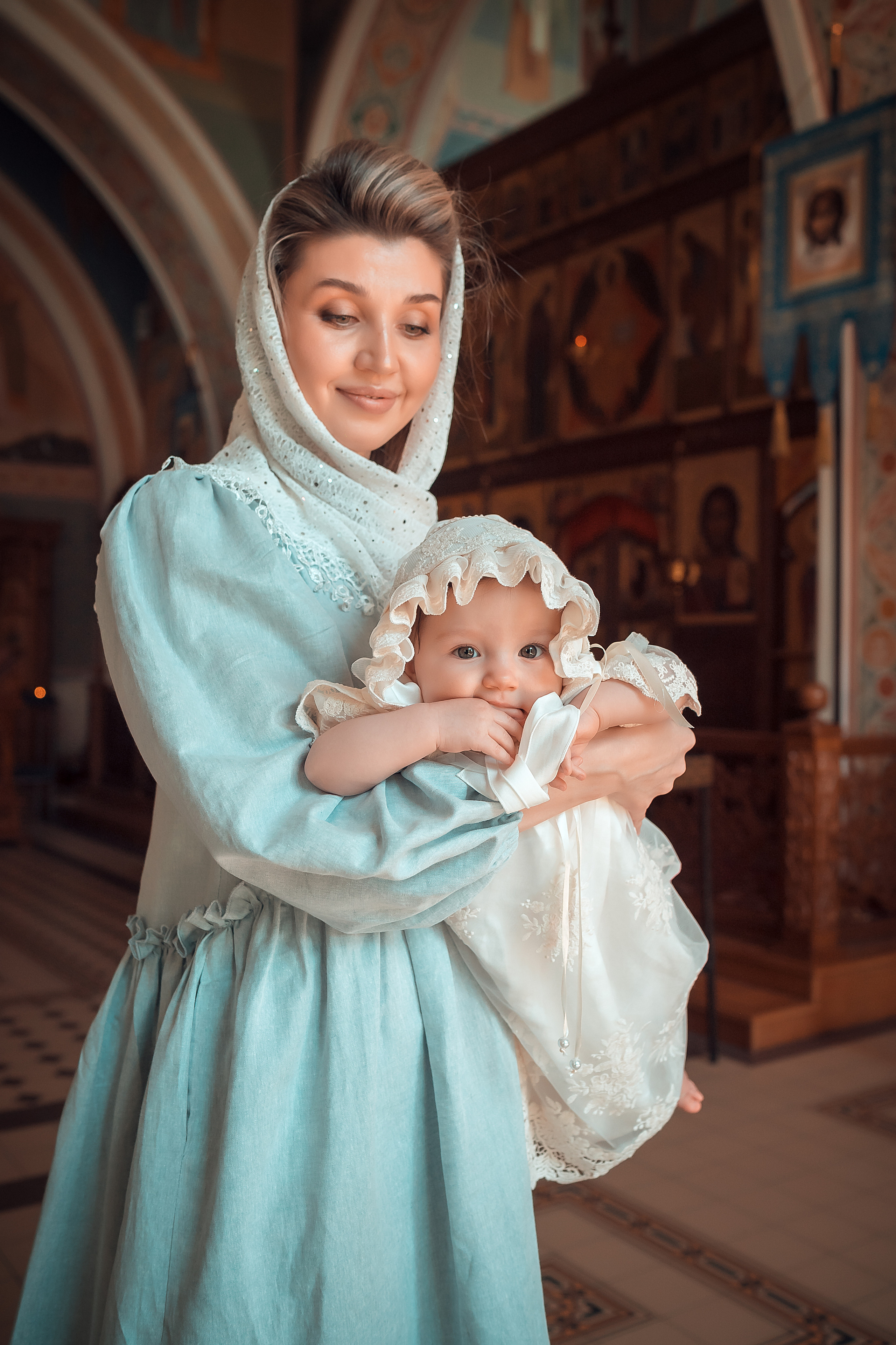 Таинство Крещения Милы. Фотограф на Крещение и Венчание в Красноярске Рамазанова Юлия