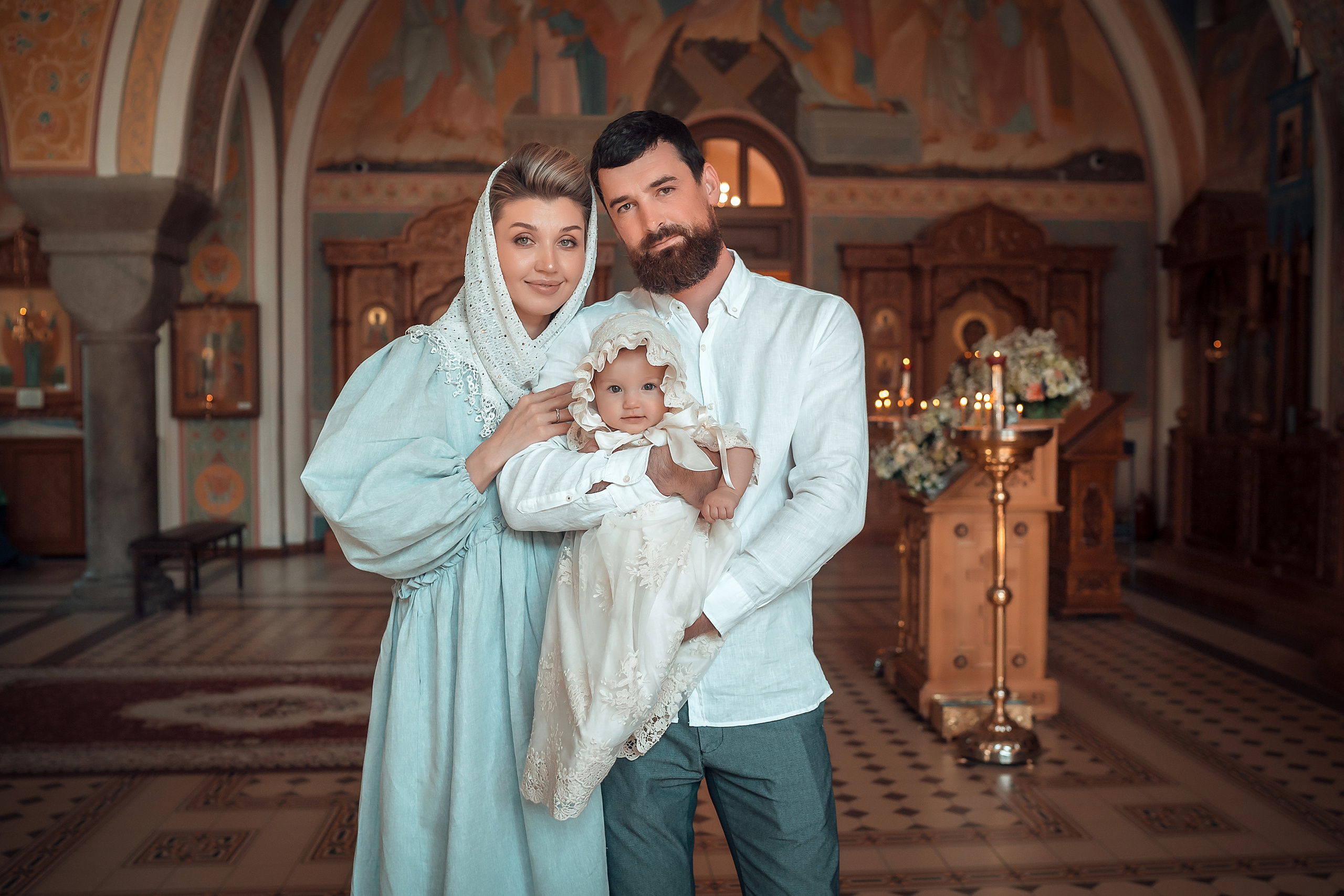 Таинство Крещения Милы. Фотограф на Крещение и Венчание в Красноярске Рамазанова Юлия