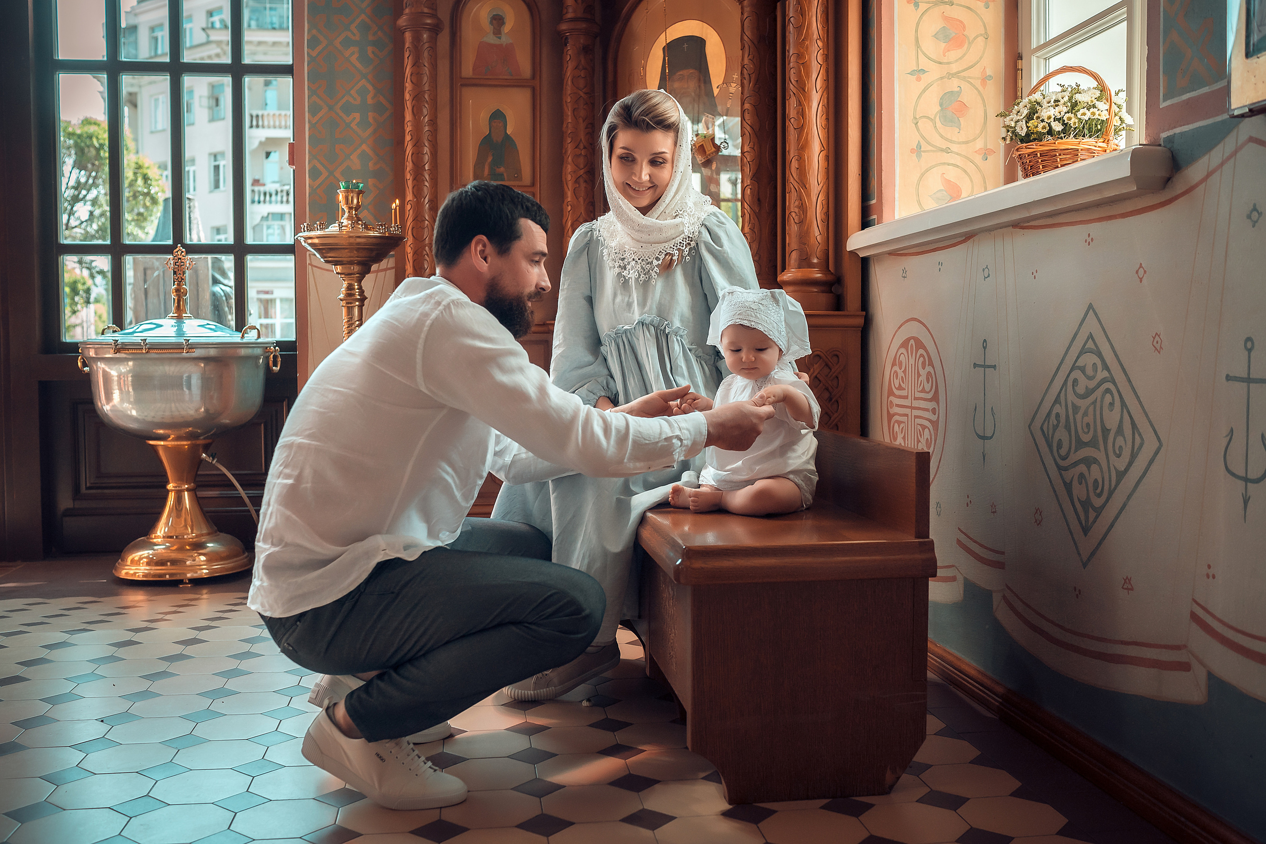 Таинство Крещения Милы. Фотограф на Крещение и Венчание в Красноярске Рамазанова Юлия