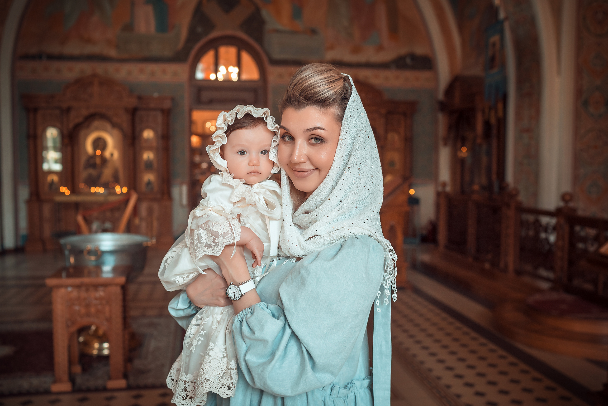 Таинство Крещения Милы. Фотограф на Крещение и Венчание в Красноярске Рамазанова Юлия