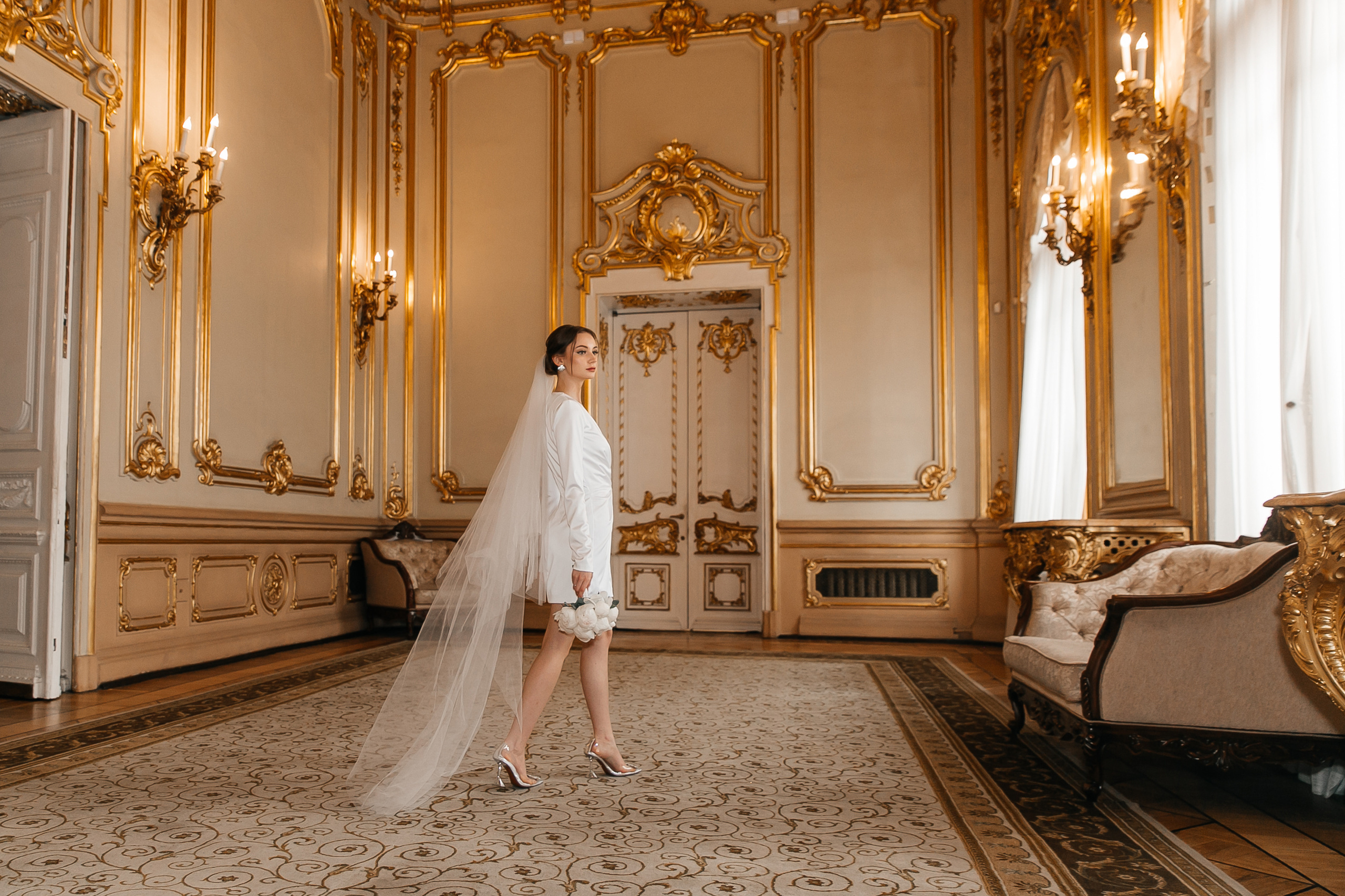 Портретные фотографии молодожёны свадебная фотосессия сборы невесты