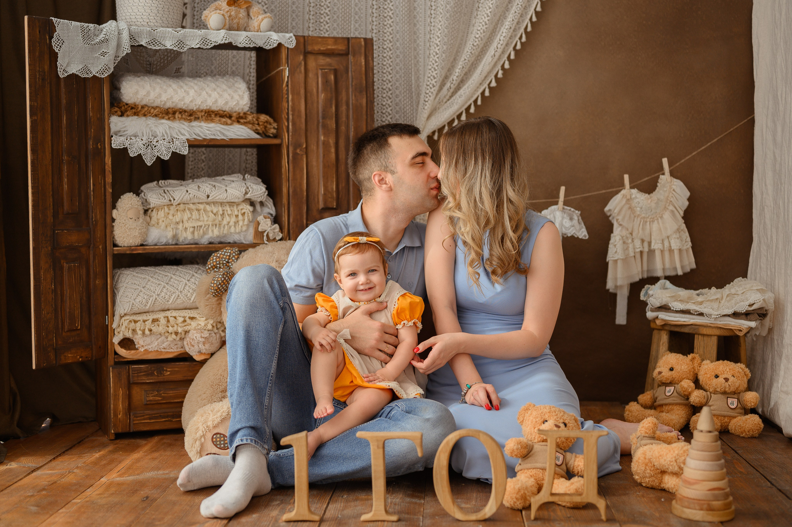 Машеньке годик. Детский и семейный фотограф Ирина Гладких
