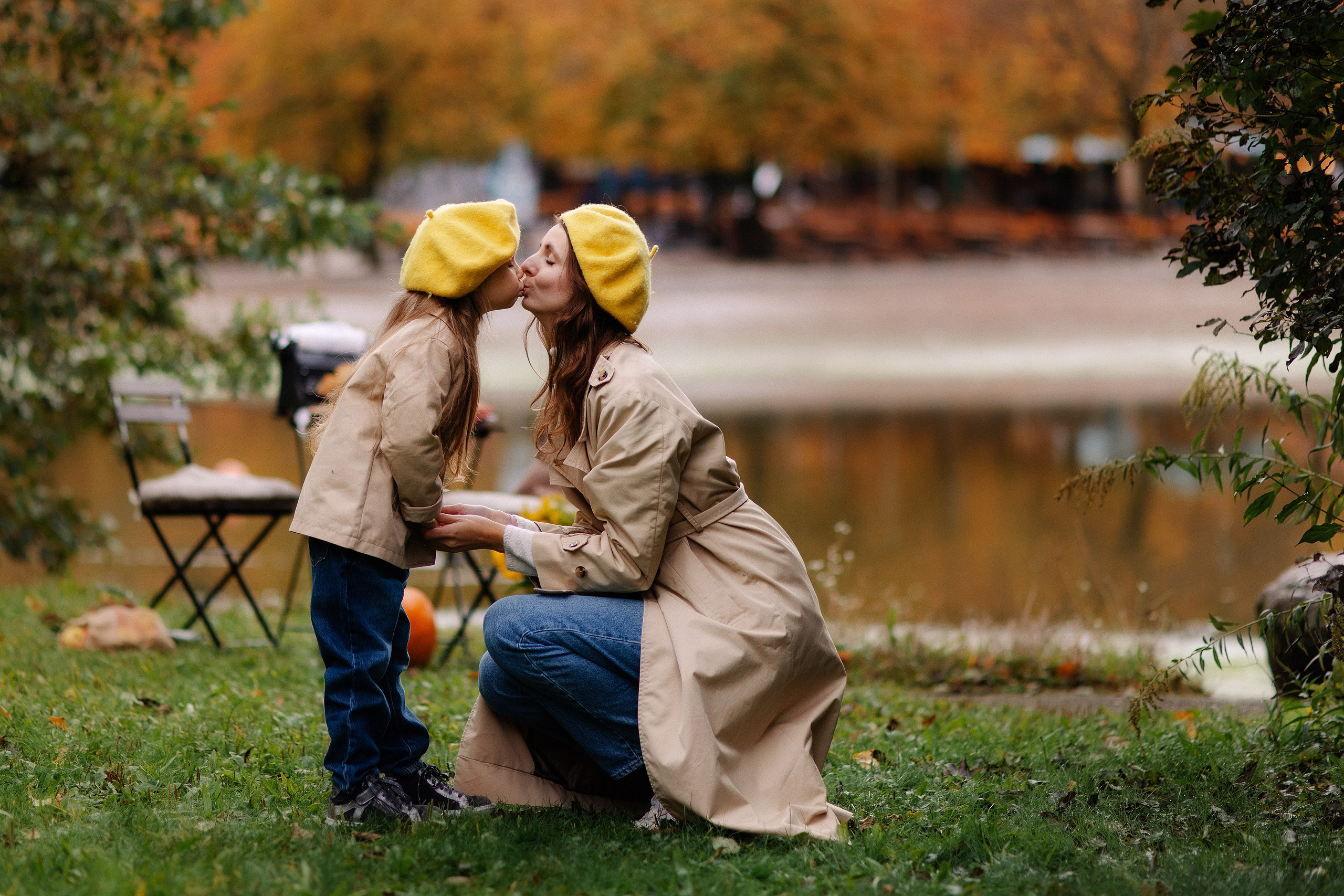 Herbstporträt. Fotografin in München Dasha Antipina