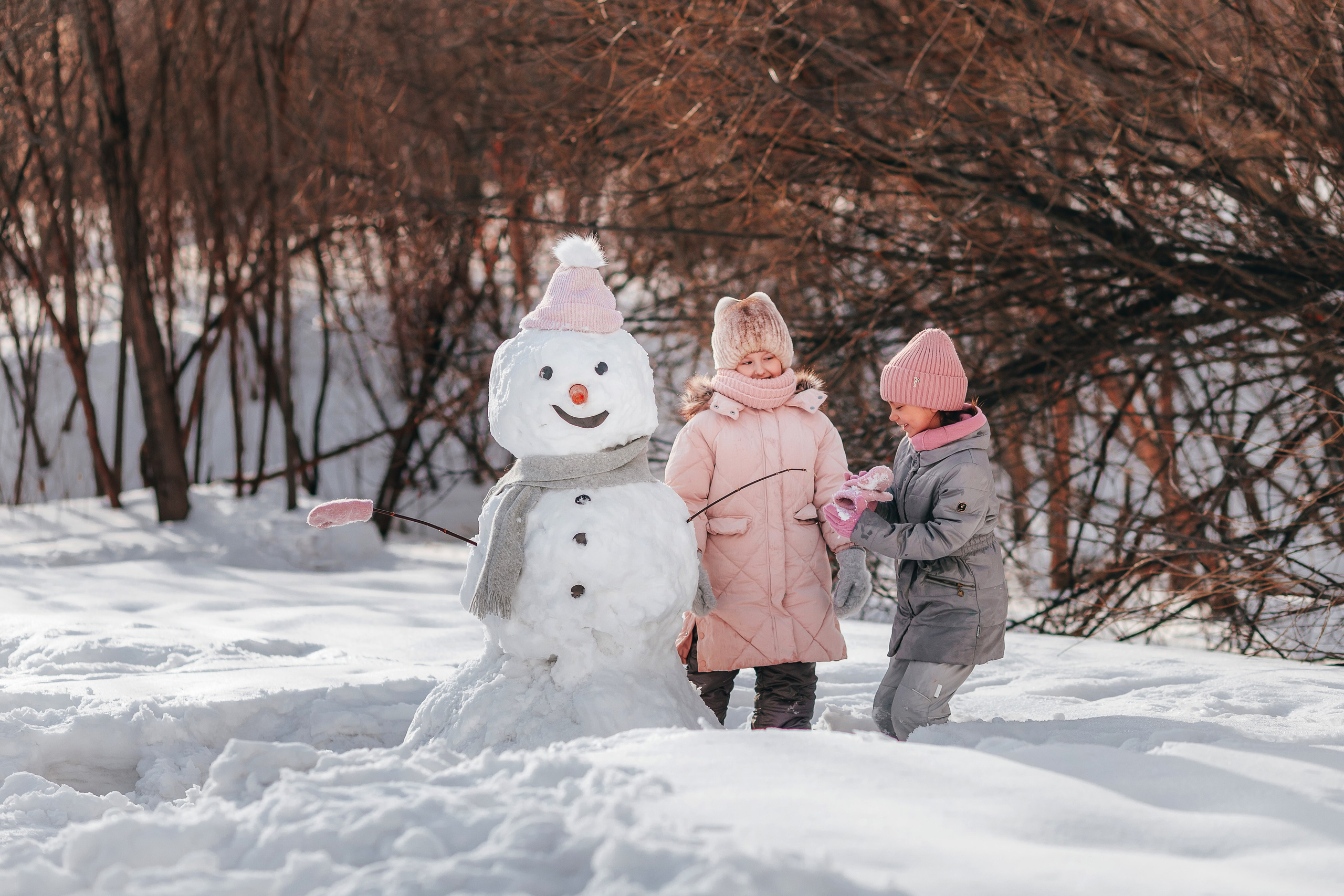 Снеговик. Семейный и детский фотограф в г. Новосибирске Макеева Анастасия