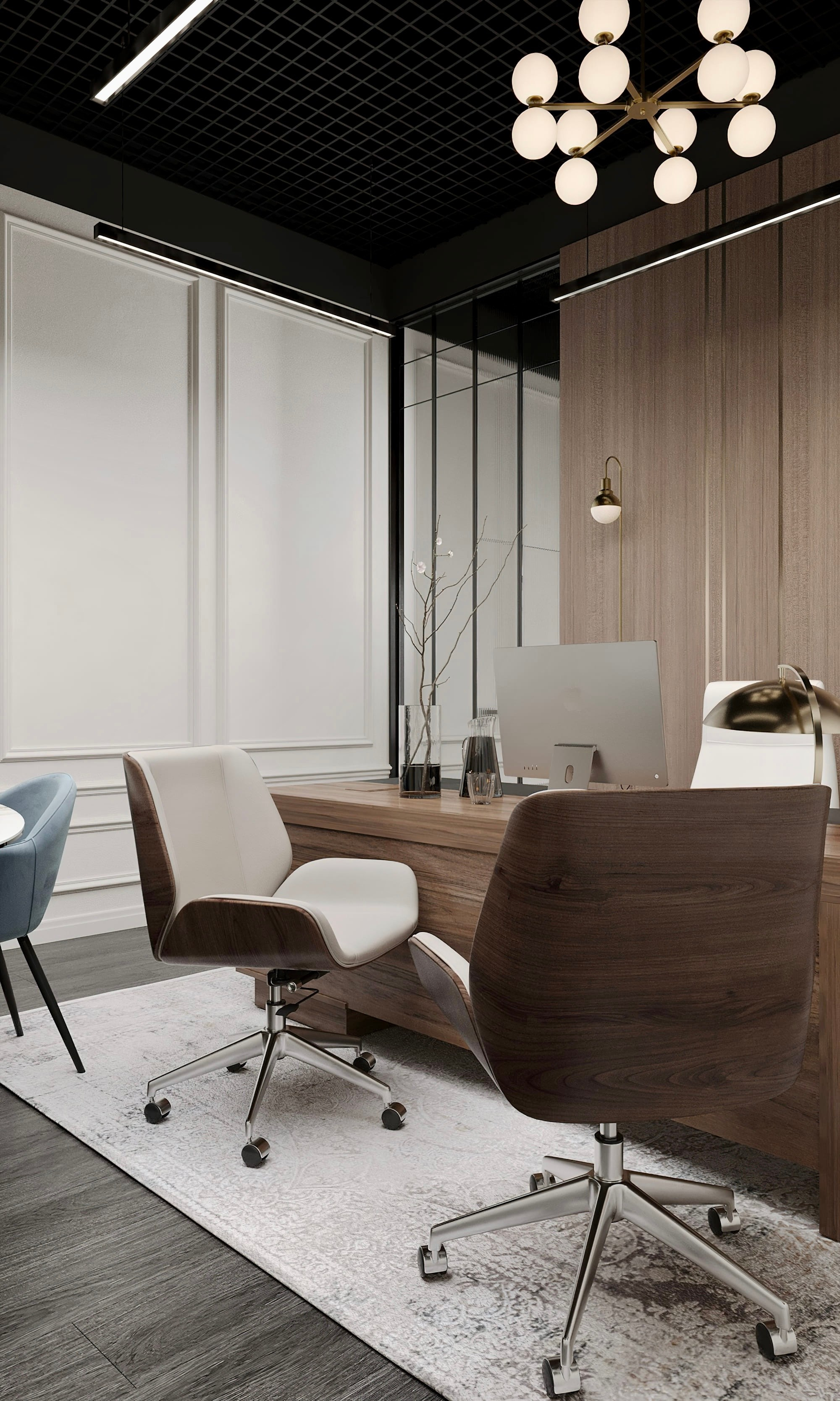 Офис 264 м², БЦ «Останкино». 3D Визуализация интерьера