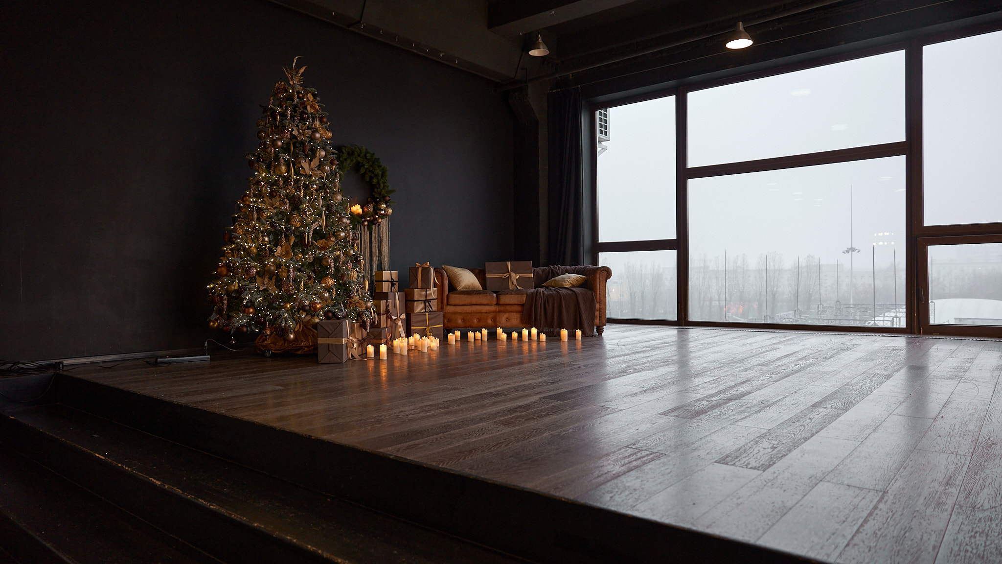 Новогодние студии, Новогодние залы для фотосессии в Санкт-Петербурге. Новогодние семейные фотосессии в СПб. Женский фотограф Санкт-Петербург Александра Колий