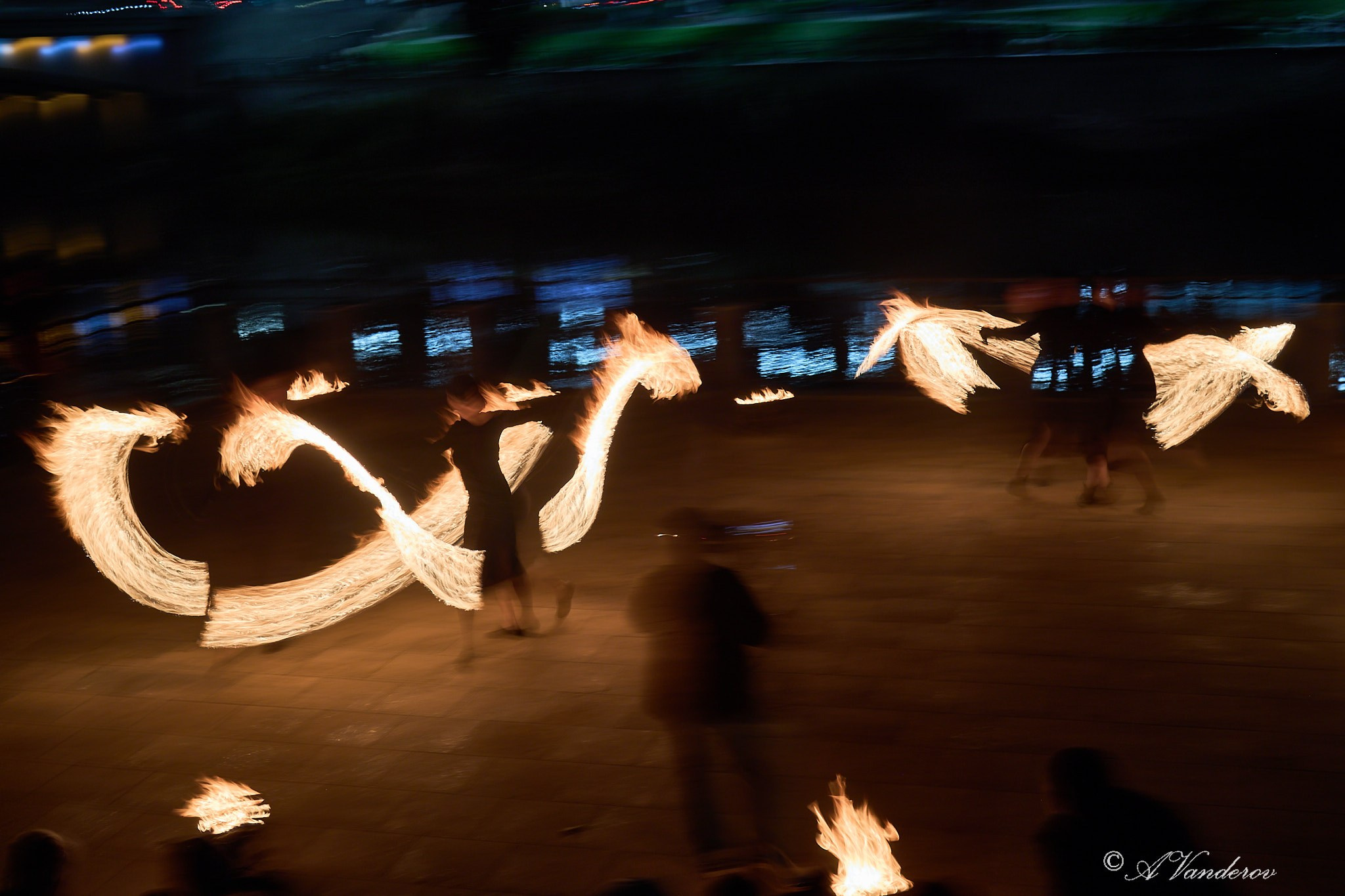 Огненное шоу. Фотограф Омск | Александр Вандеров