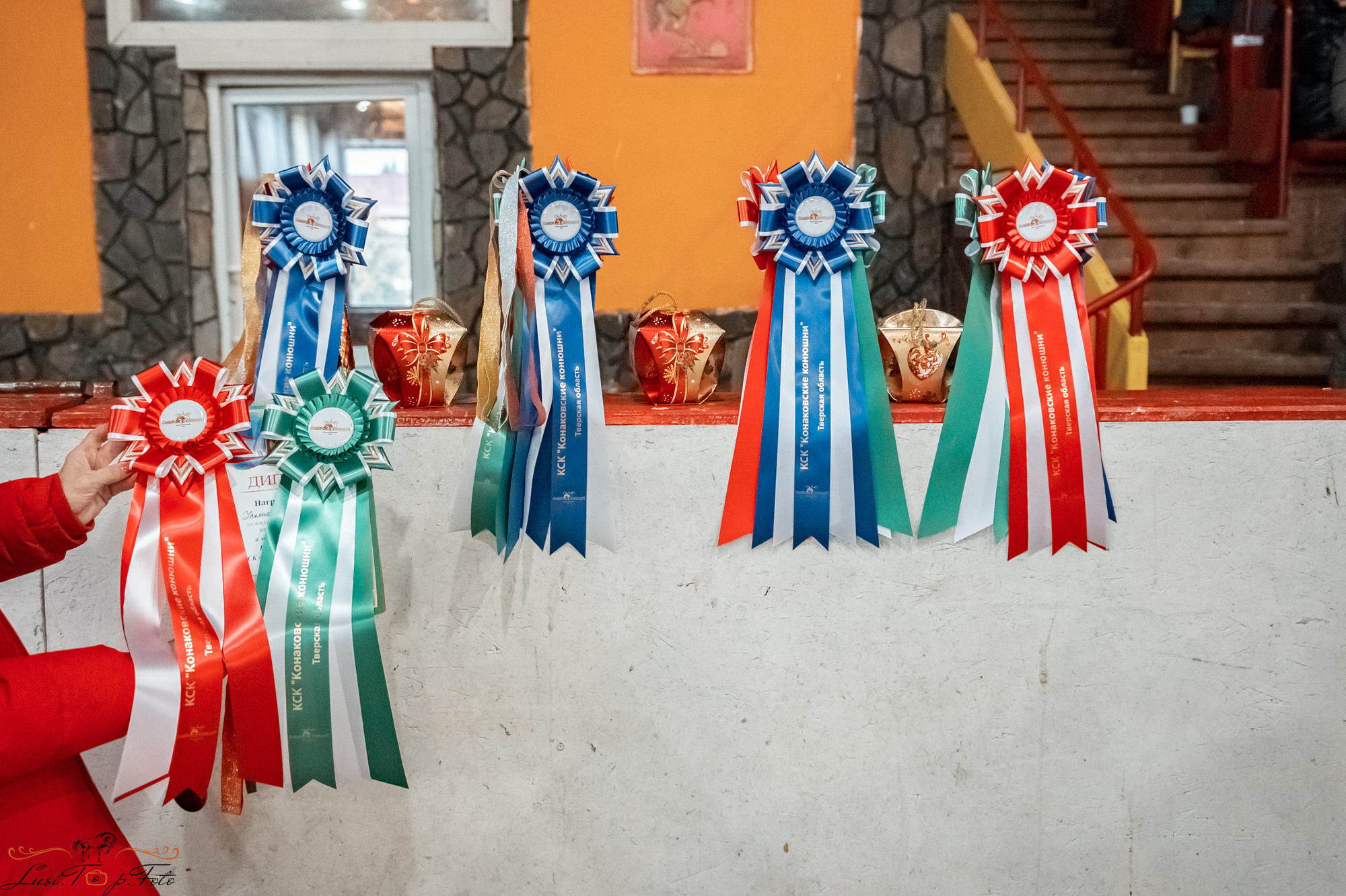 Новогодний конкур Конаковские Конюшни. Конный и фотограф с животными в Твери Топталова Люся