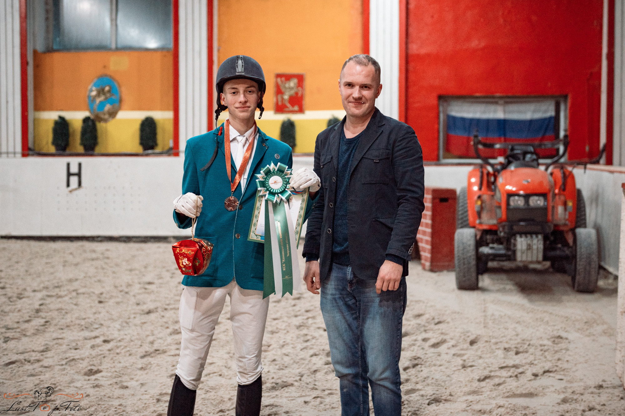 Новогодний конкур Конаковские Конюшни. Конный и фотограф с животными в Твери Топталова Люся