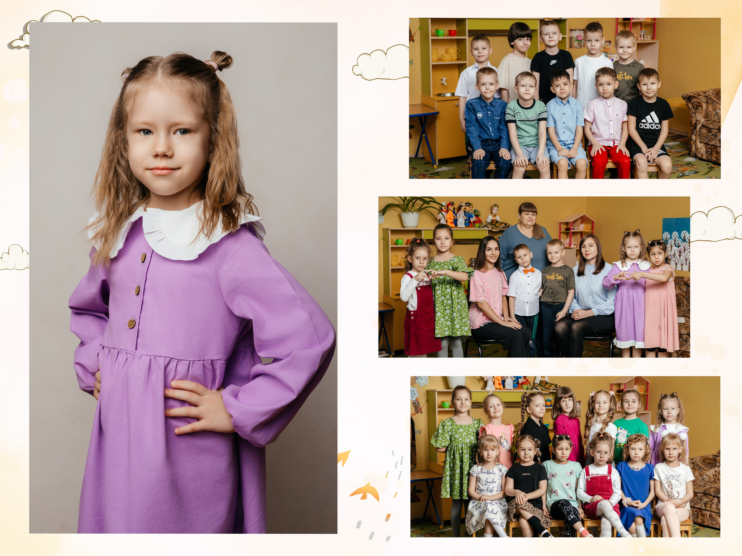 Подробно индивидуальный альбом 20×30 детский сад. Свадебный, семейный фотограф Соня Моллерова г. Тайшет