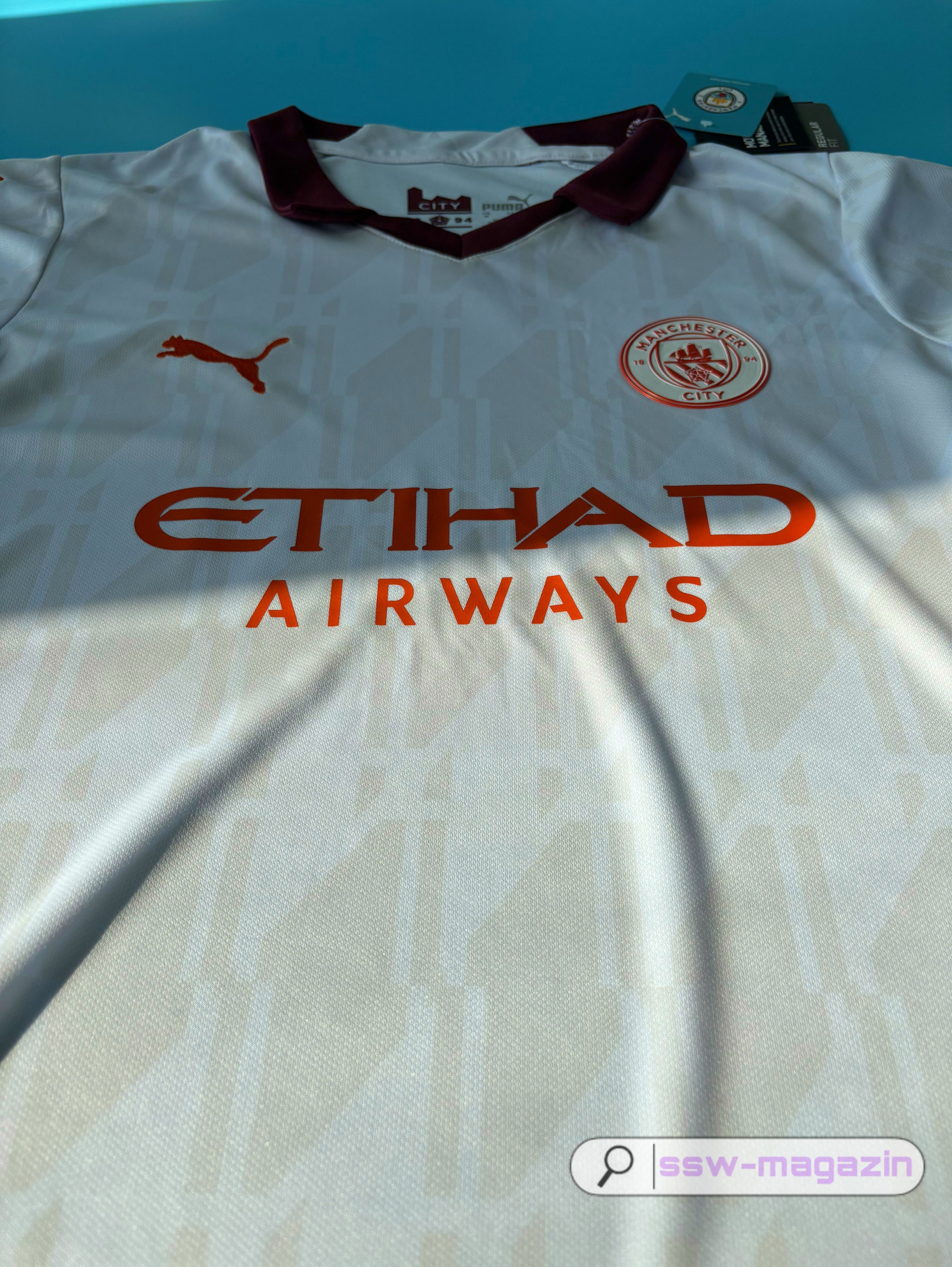 Купить джерси Manchester City белая 2024. Футбольный магазин — ssw_magazin