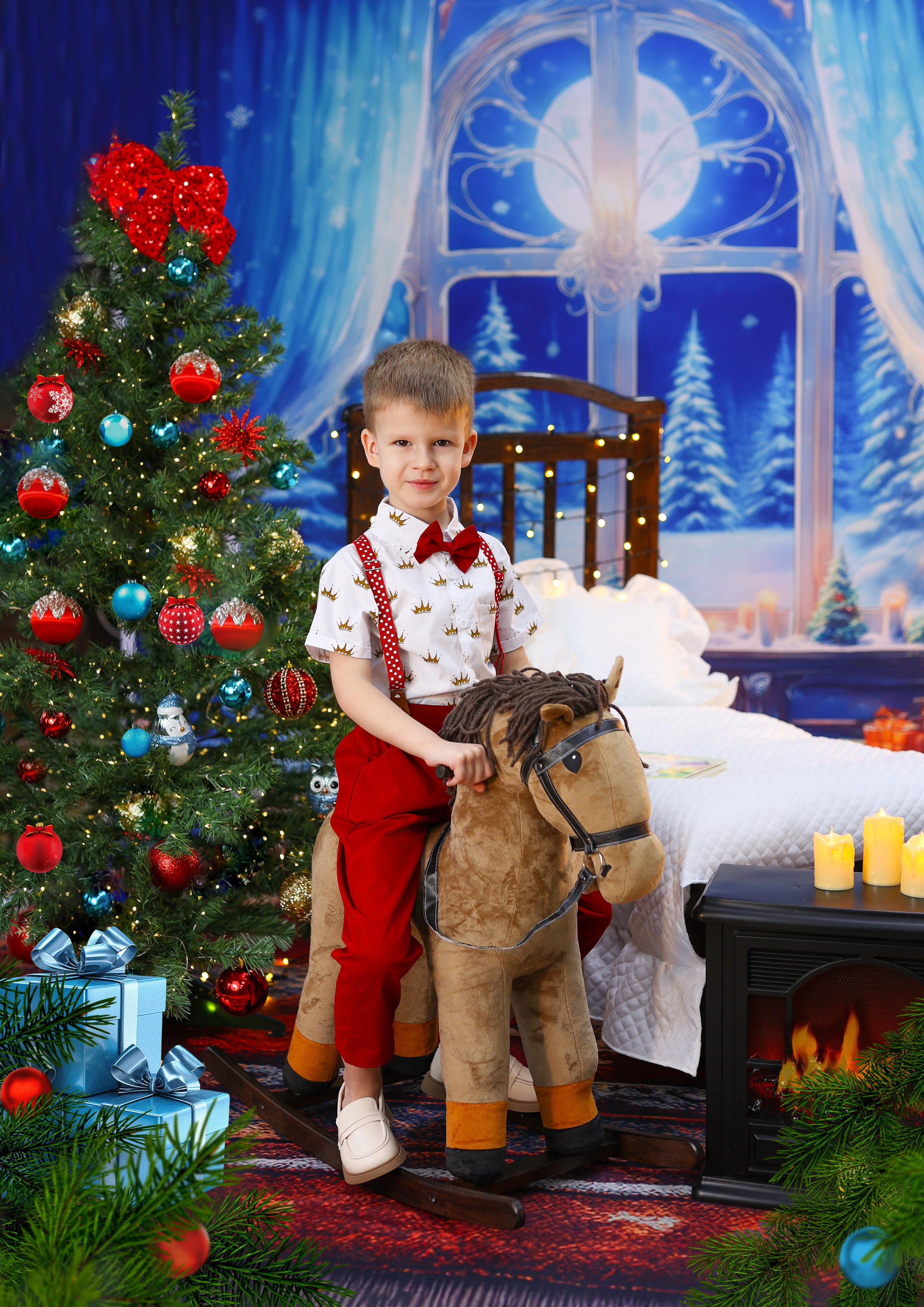 Новогодняя фотосессия. Фотограф в детский сад Елена Колчева Новокузнецк