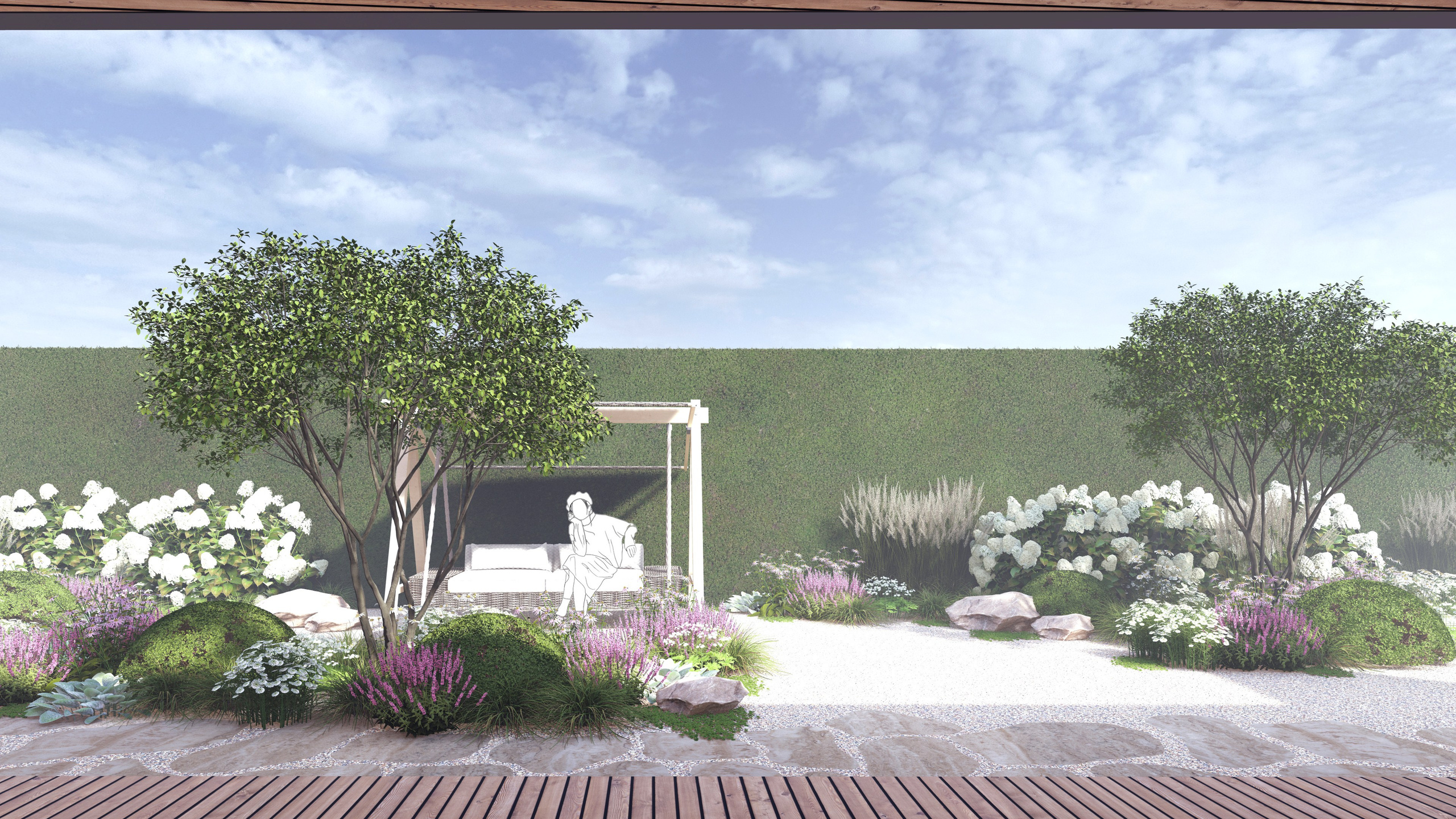 PROJECT IN W. LA. Ландшафтный дизайн в Минске и Гродно