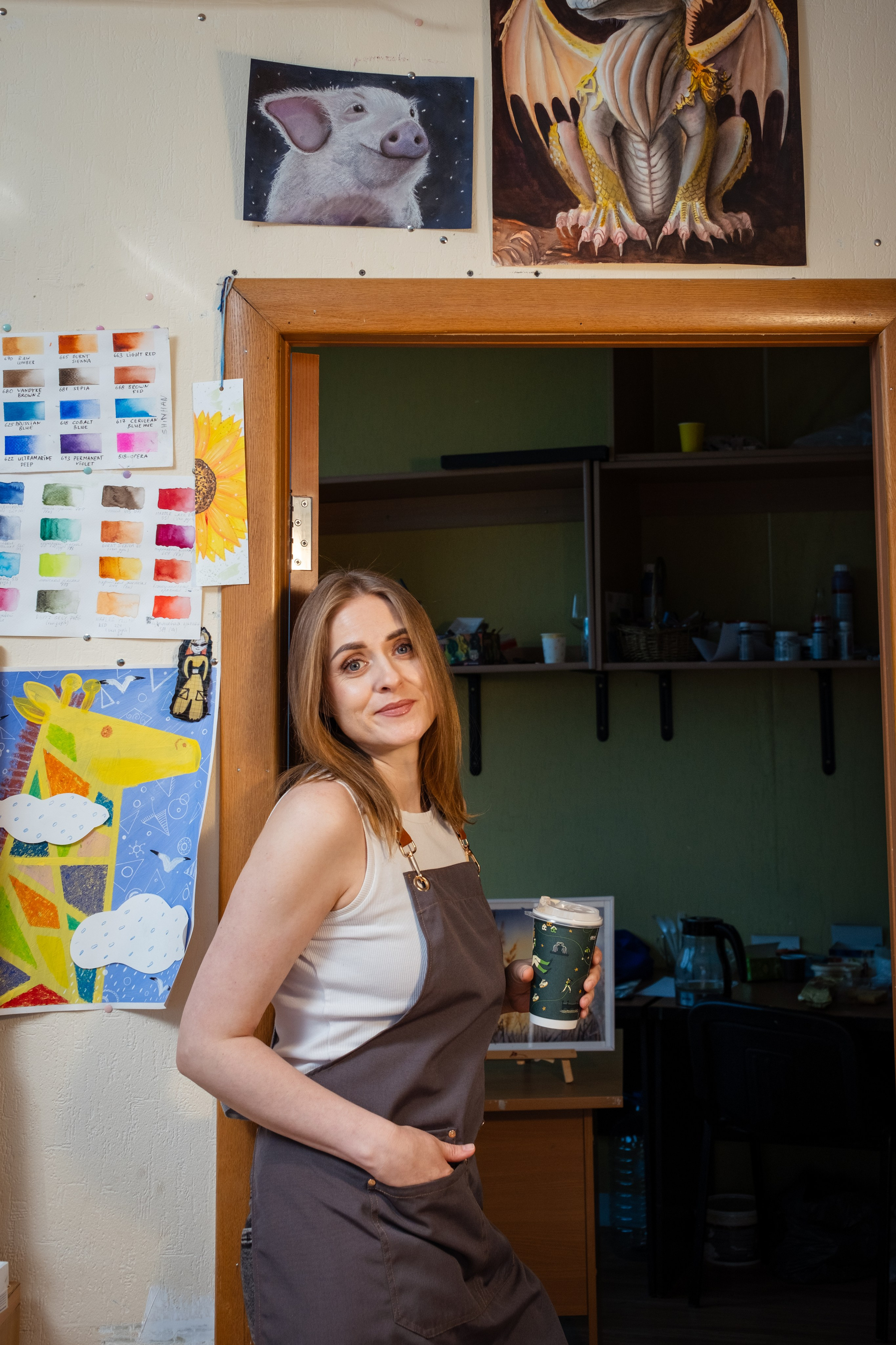 Контент для художницы Лены Кураш. Фотограф и видеограф Анна Жагорина