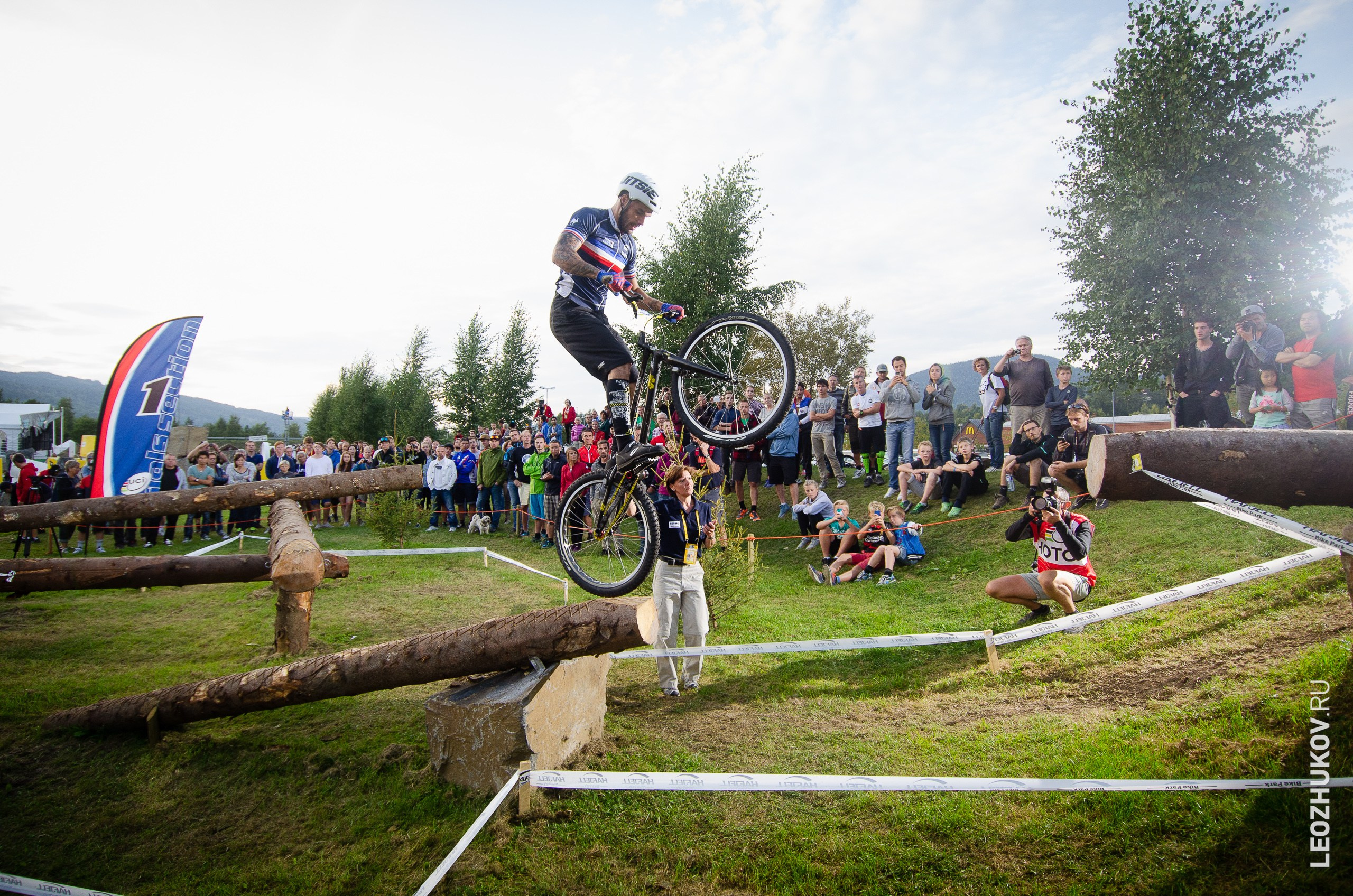 UCI Trials World Championships 2014. Sports photographer Leonid Zhukov